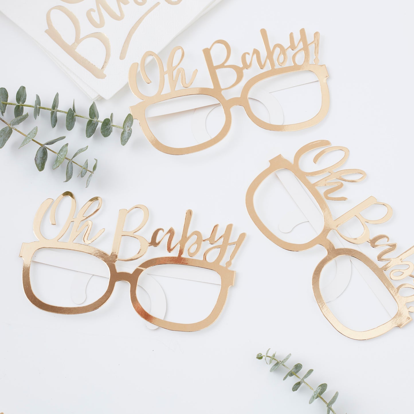 Oh Baby Fun Glasses Baby Shower Props