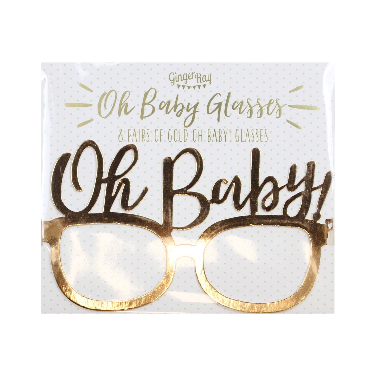 Oh Baby Fun Glasses Baby Shower Props