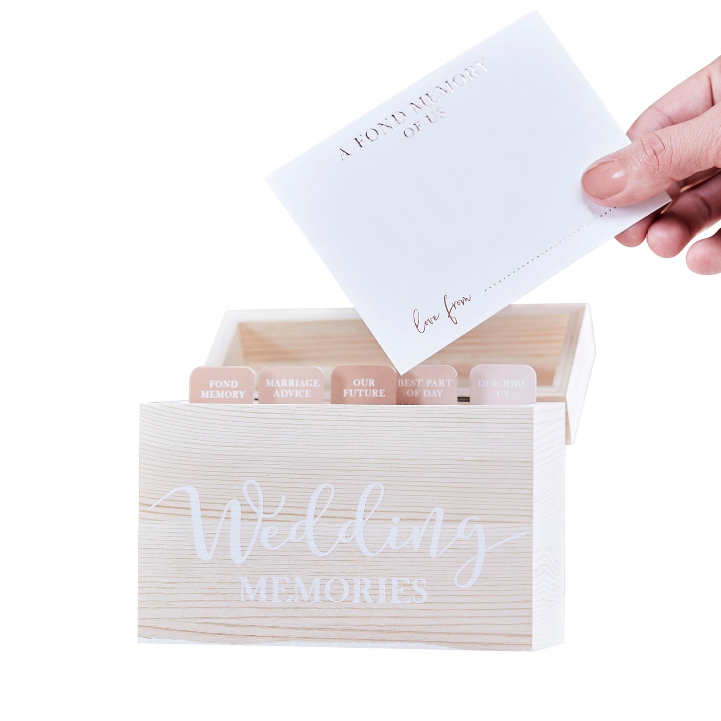 Wooden Wedding Memory Box