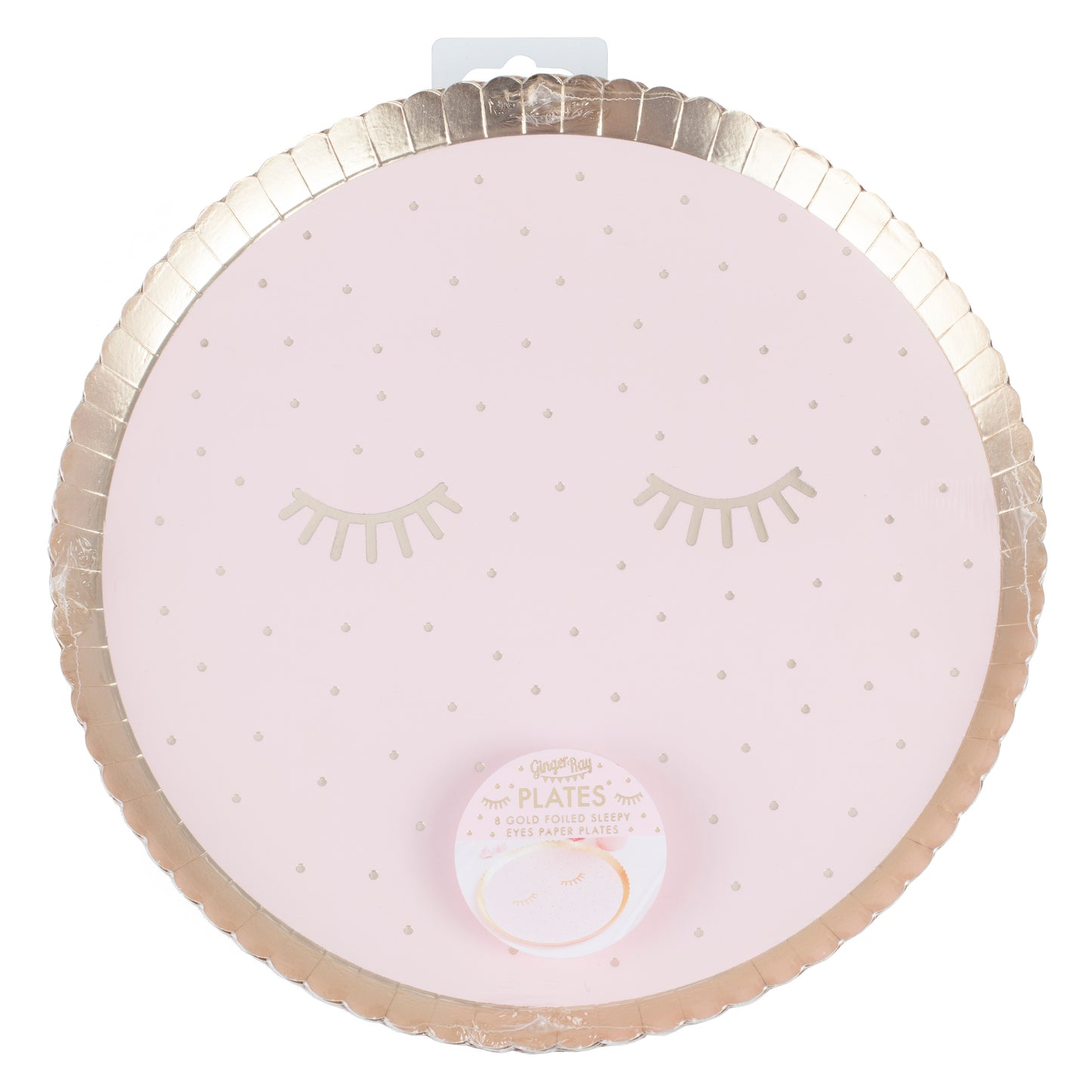 Pink Pamper Party Paper Plates