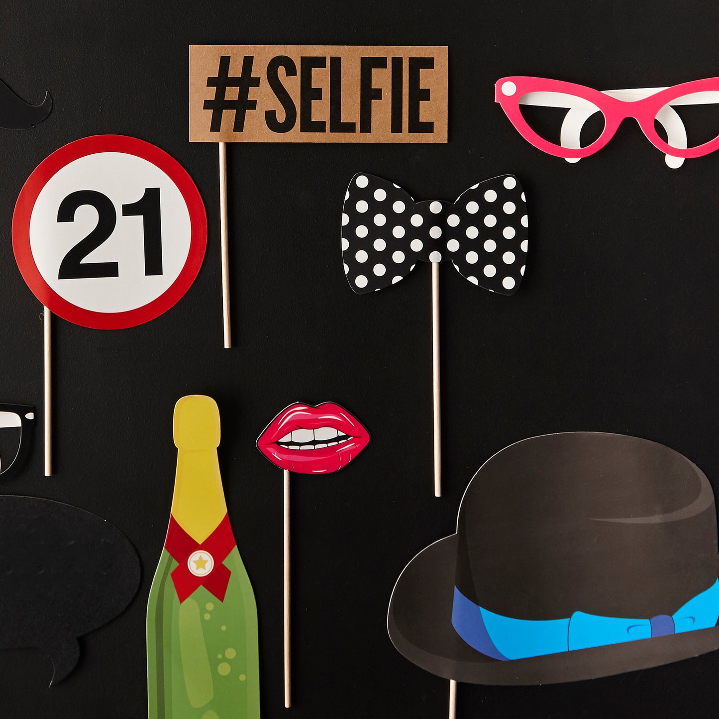 Photo Booth Props - 21st Birthday - Photo Booth Range