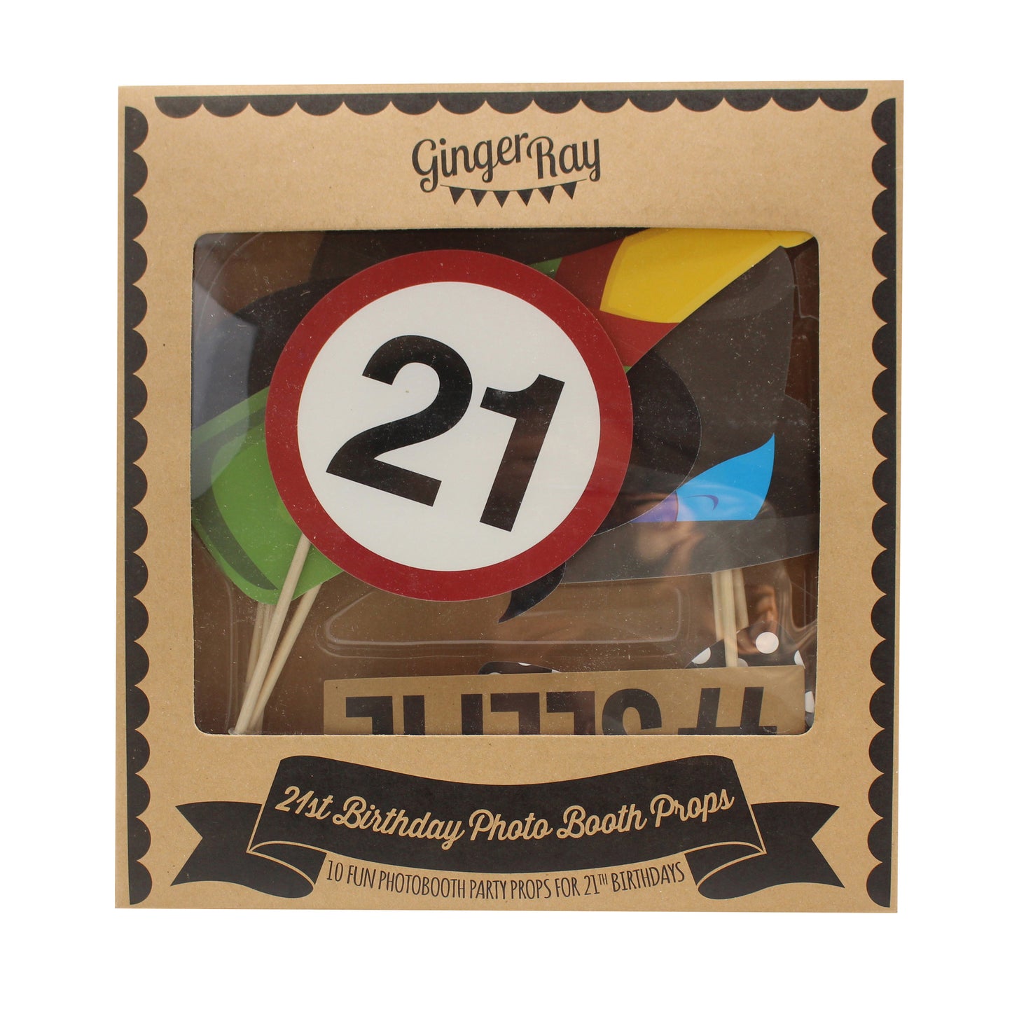 Photo Booth Props - 21st Birthday - Photo Booth Range