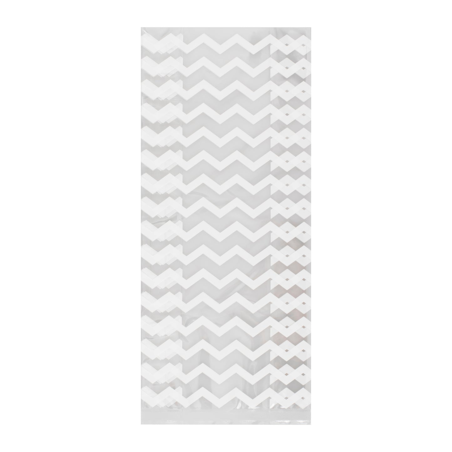 White Chevron Party Bags