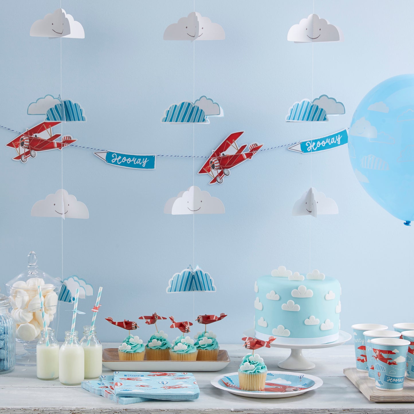 Plane Themed Photo Booth Props - Flying High