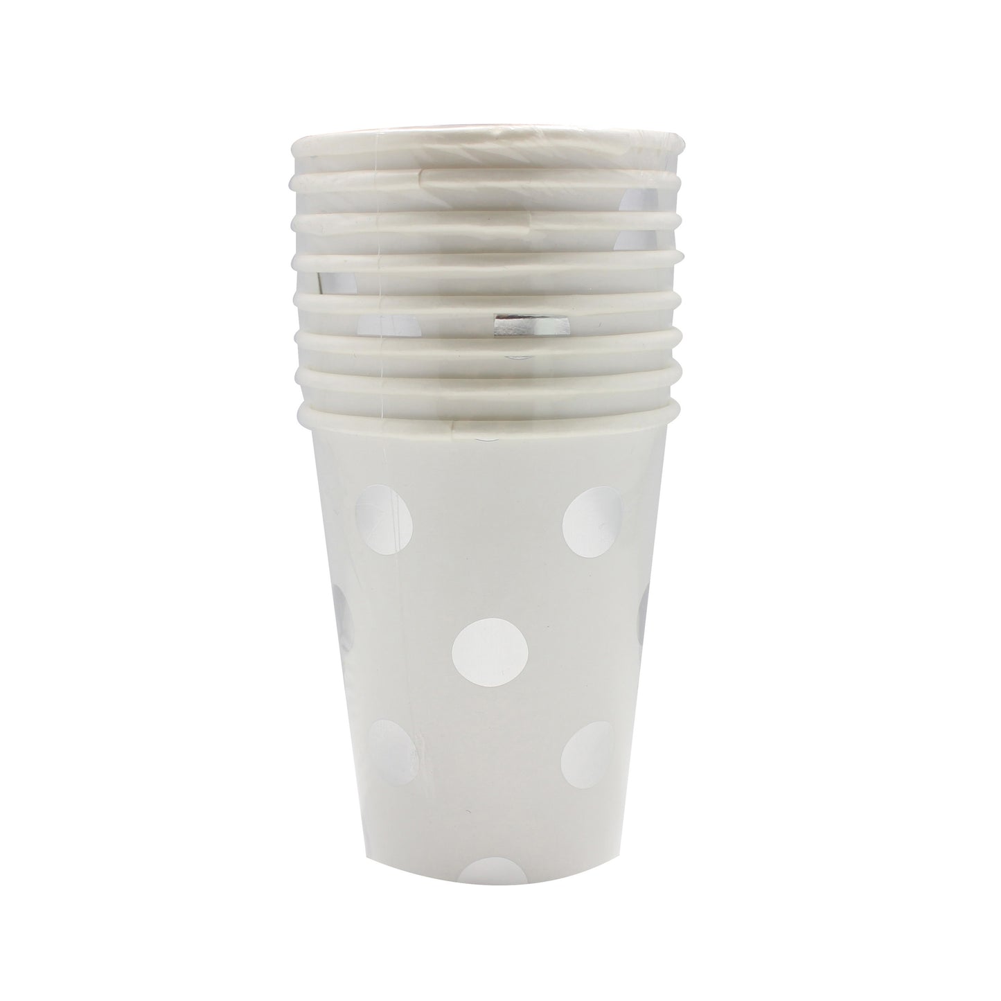 Silver Foiled Polka Dot Paper Cups - Pick & Mix