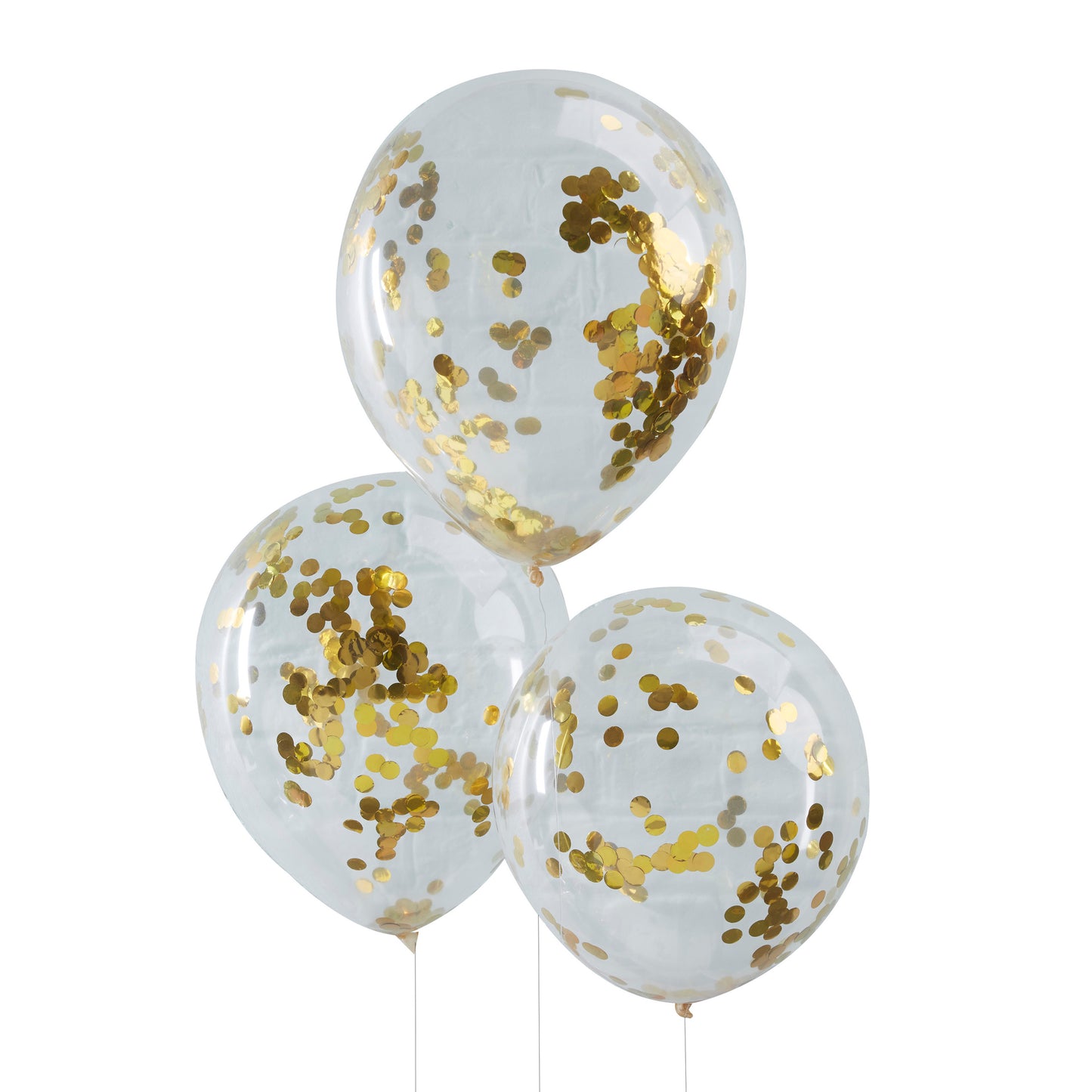 Gold Confetti Balloons