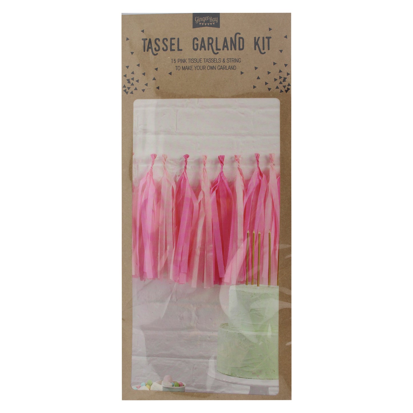 Pink Hanging Tassel Garland Kit - Pick & Mix