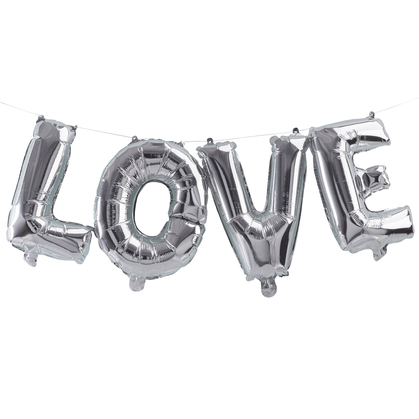 Silver Love Balloon Bunting - Pick & Mix