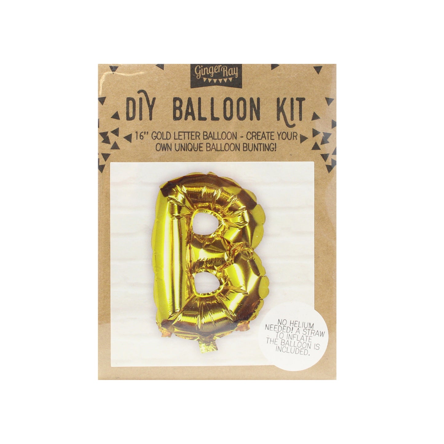 Gold Foil Letter Balloons