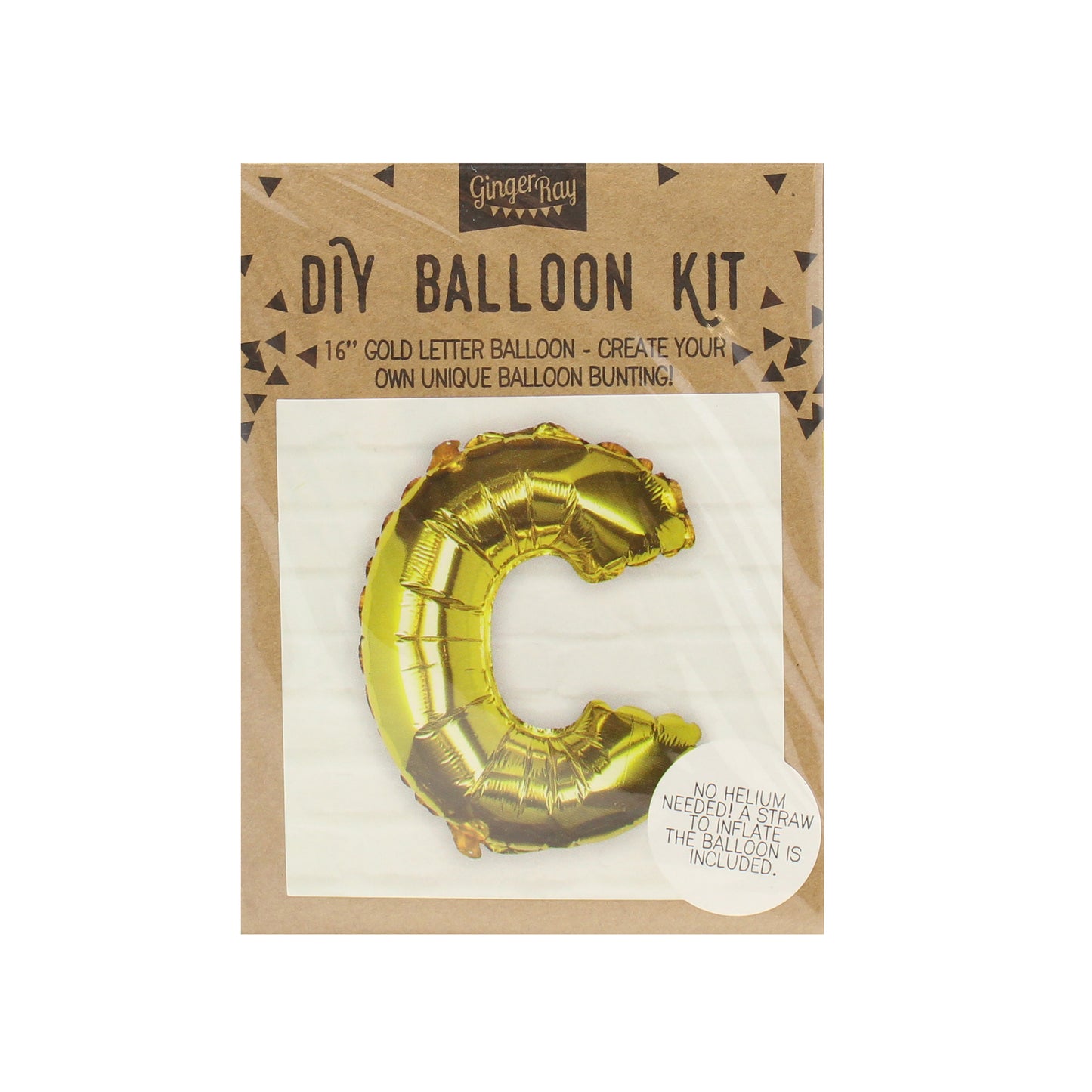Gold Foil Letter Balloons