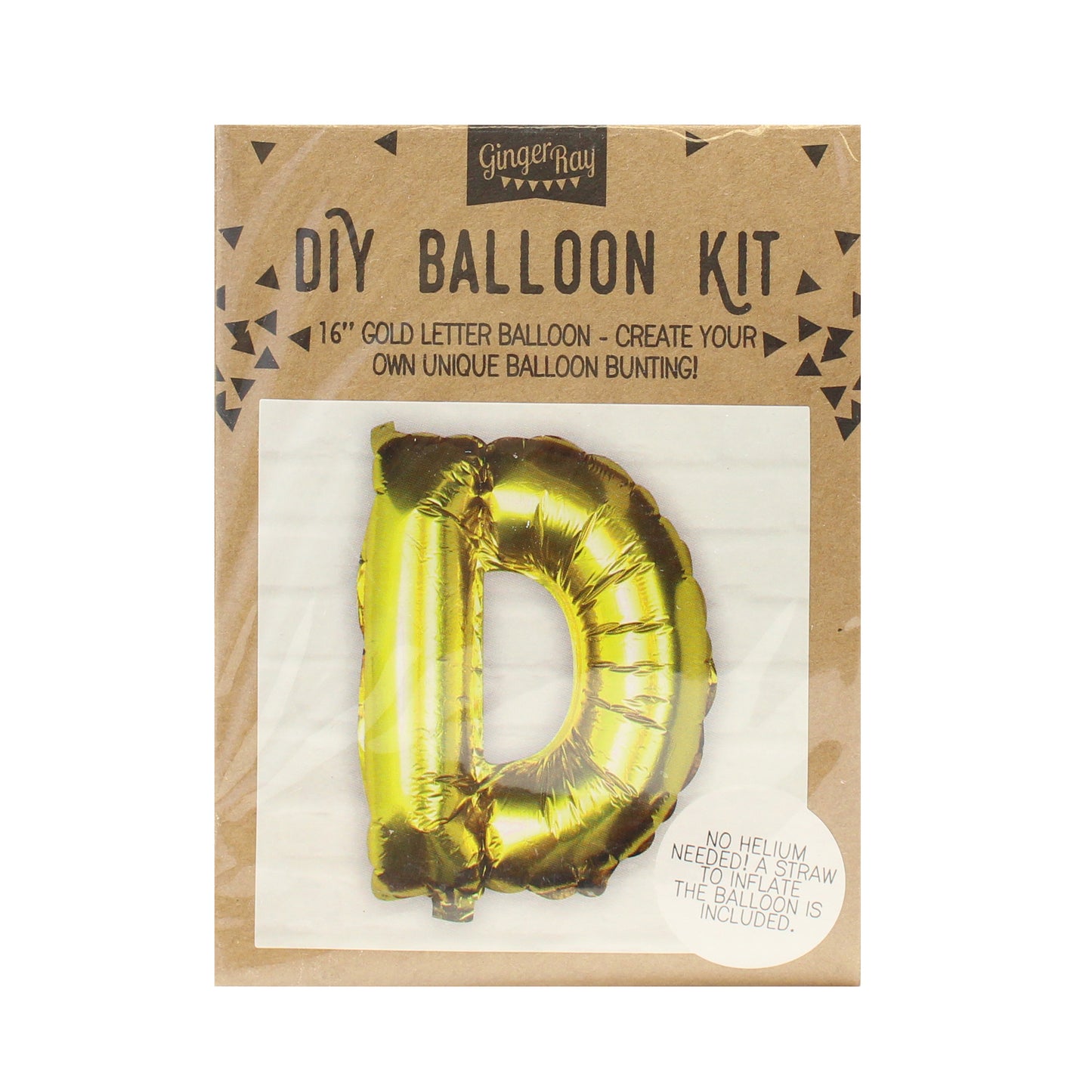 Gold Foil Letter Balloons