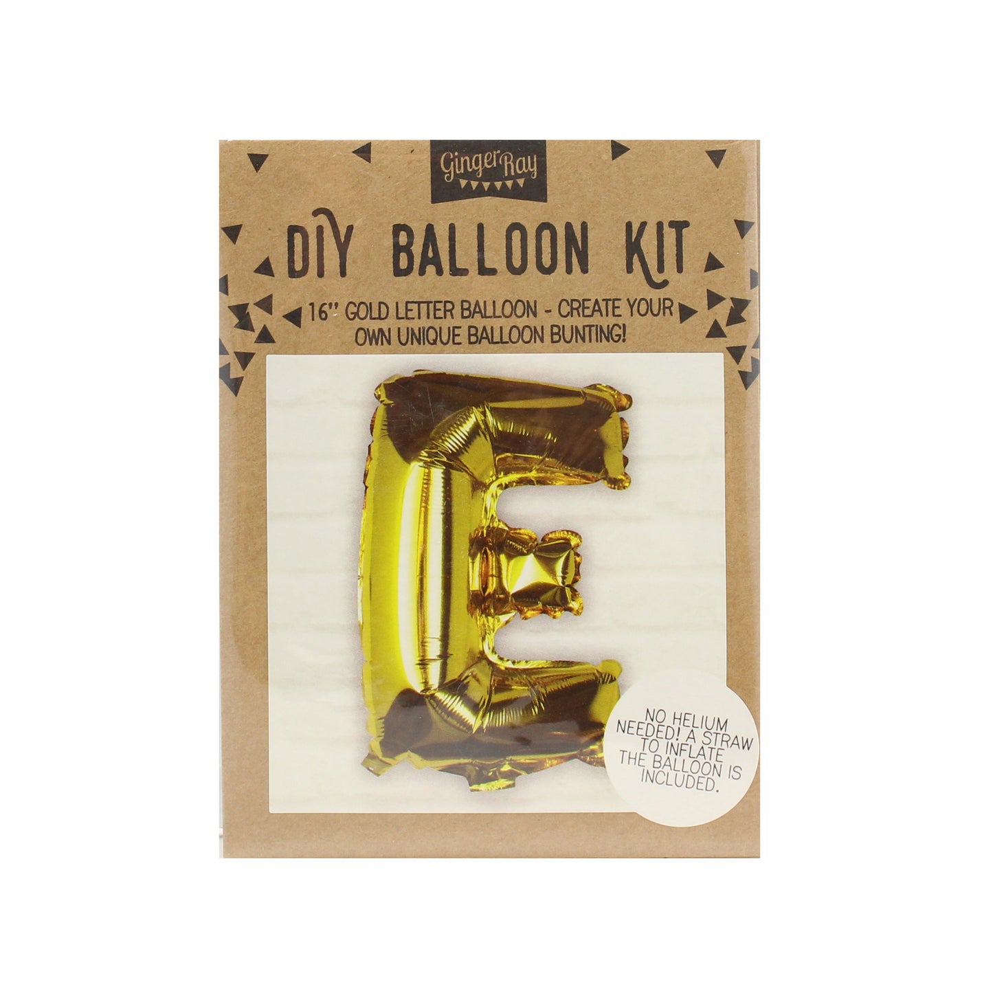 Gold Foil Letter Balloons