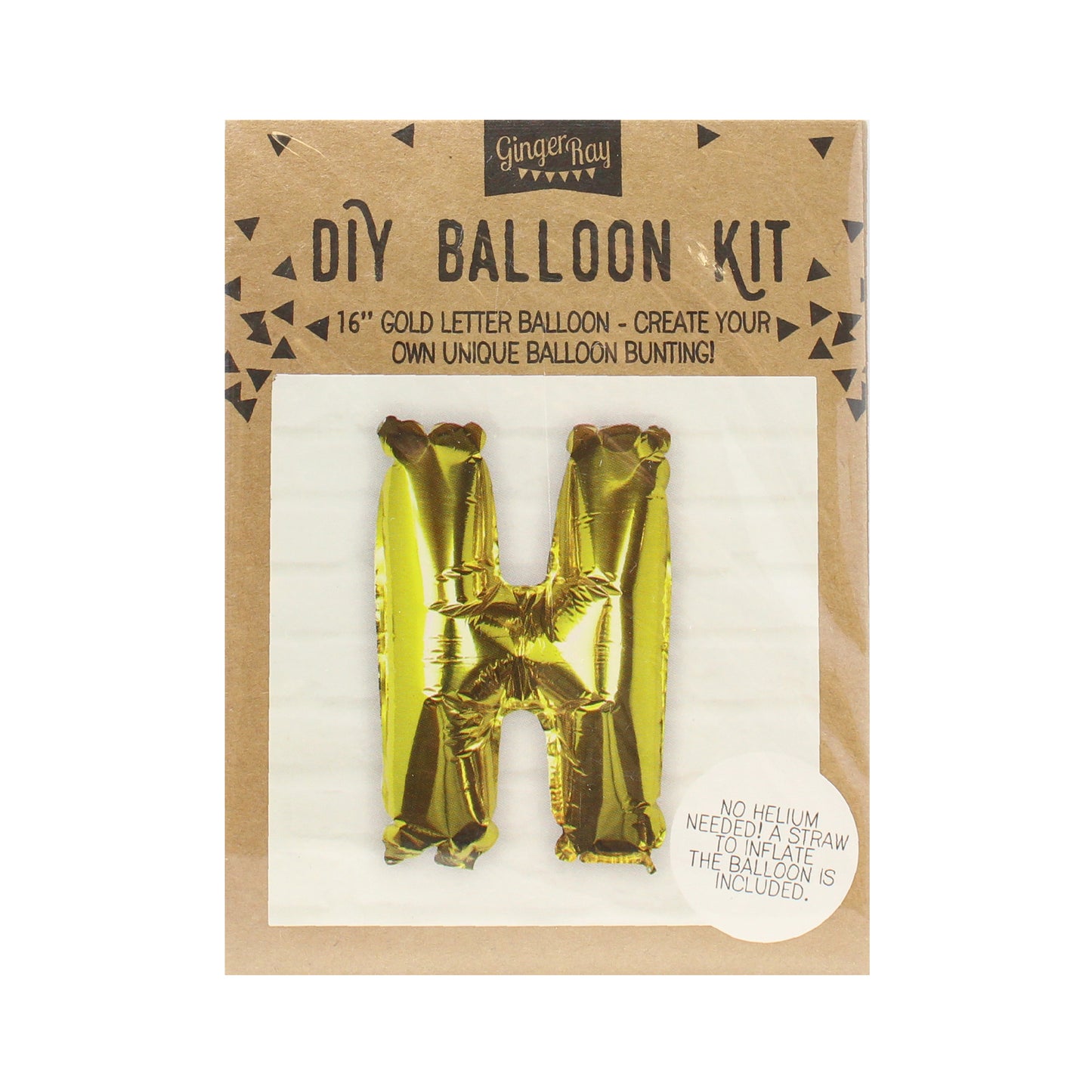 Gold Foil Letter Balloons