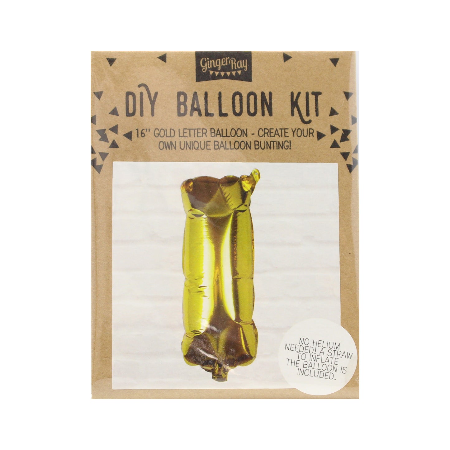 Gold Foil Letter Balloons