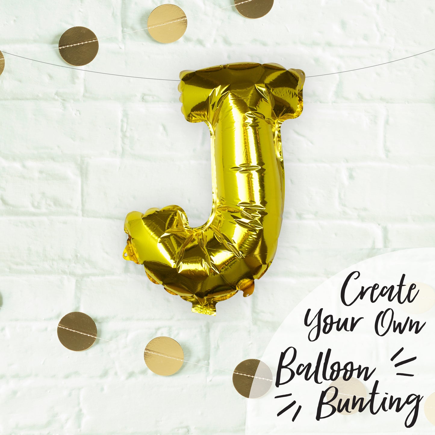 Gold Foil Letter Balloons