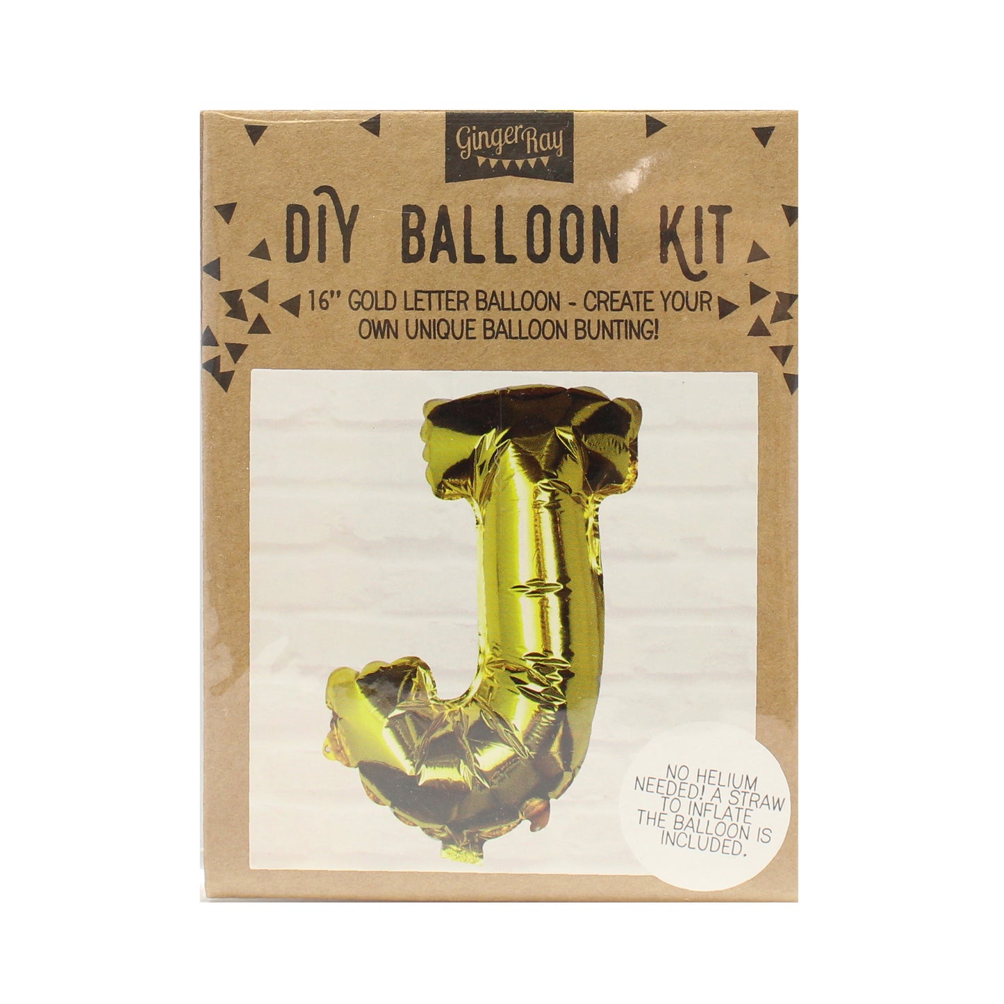 Gold Foil Letter Balloons