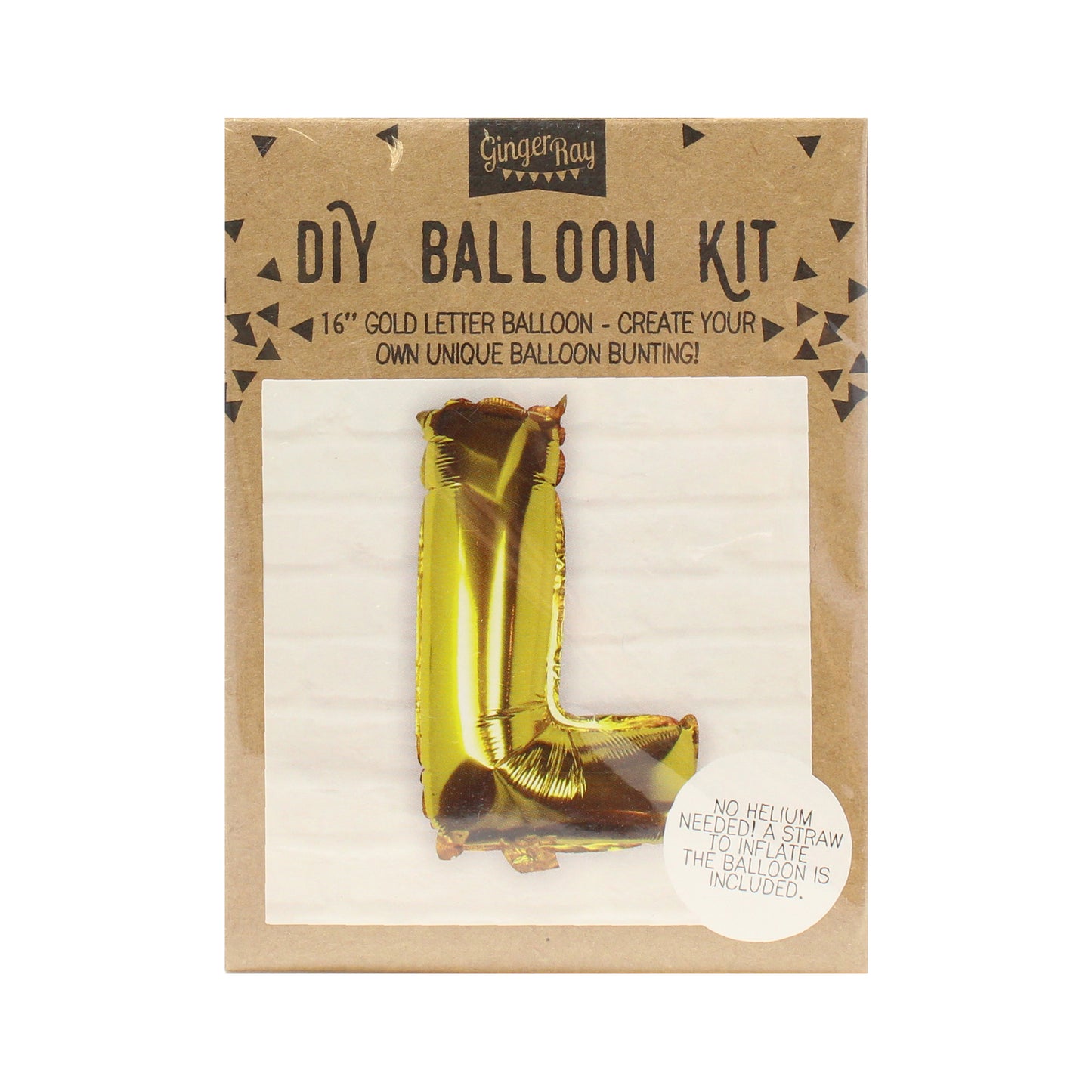Gold Foil Letter Balloons