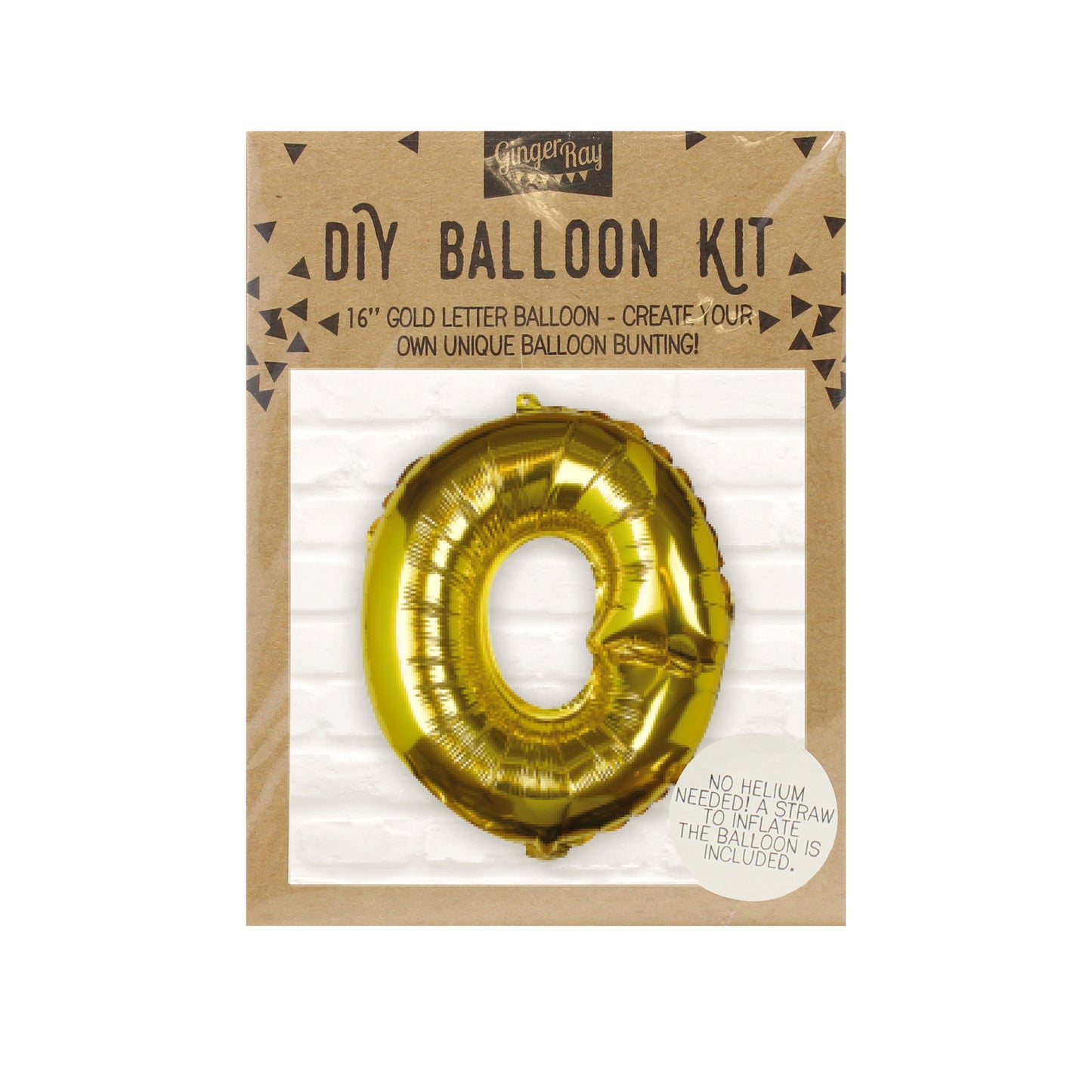 Gold Foil Letter Balloons