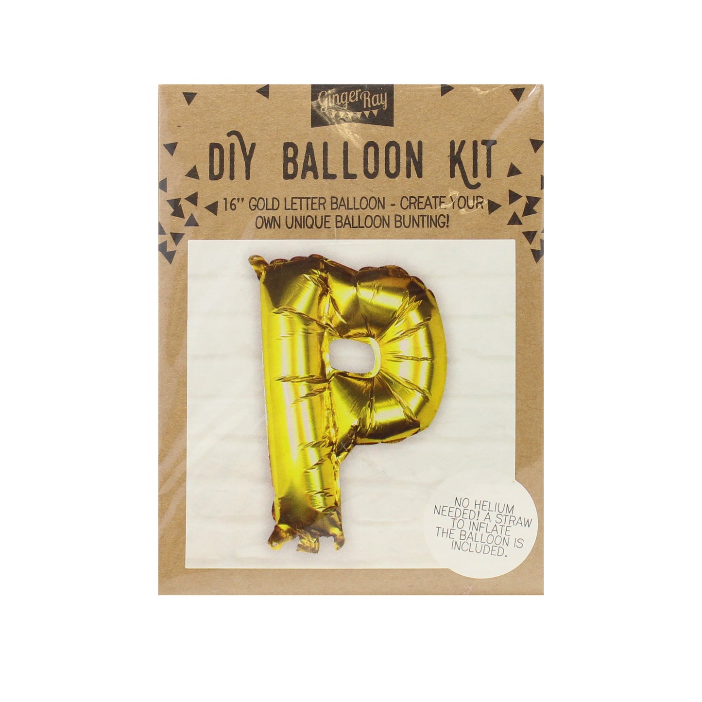 Gold Foil Letter Balloons