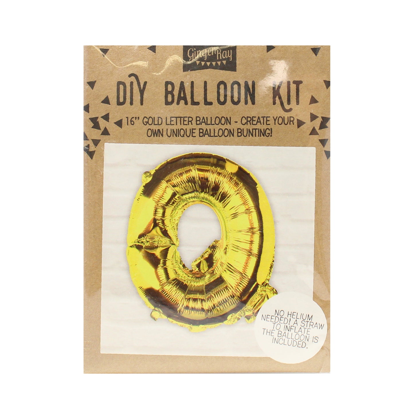 Gold Foil Letter Balloons