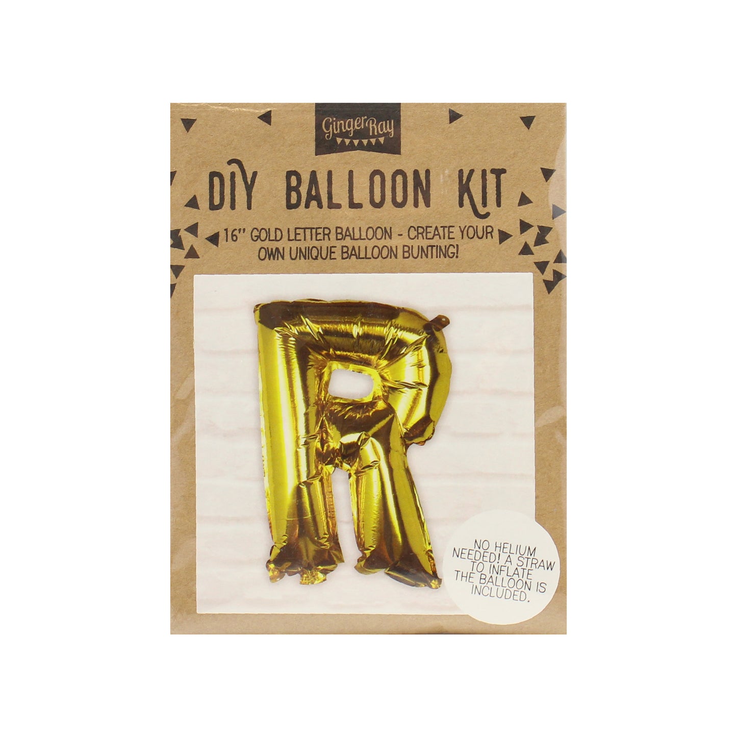 Gold Foil Letter Balloons