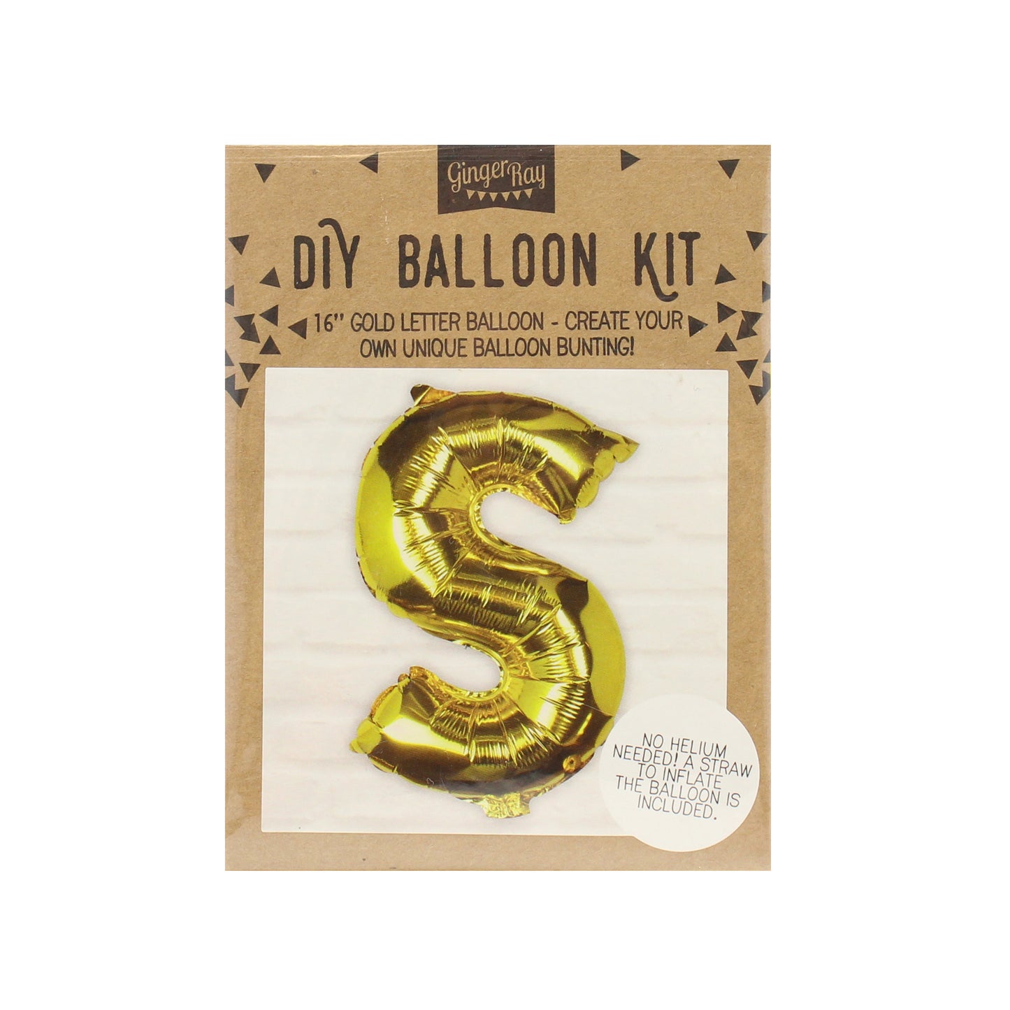 Gold Foil Letter Balloons