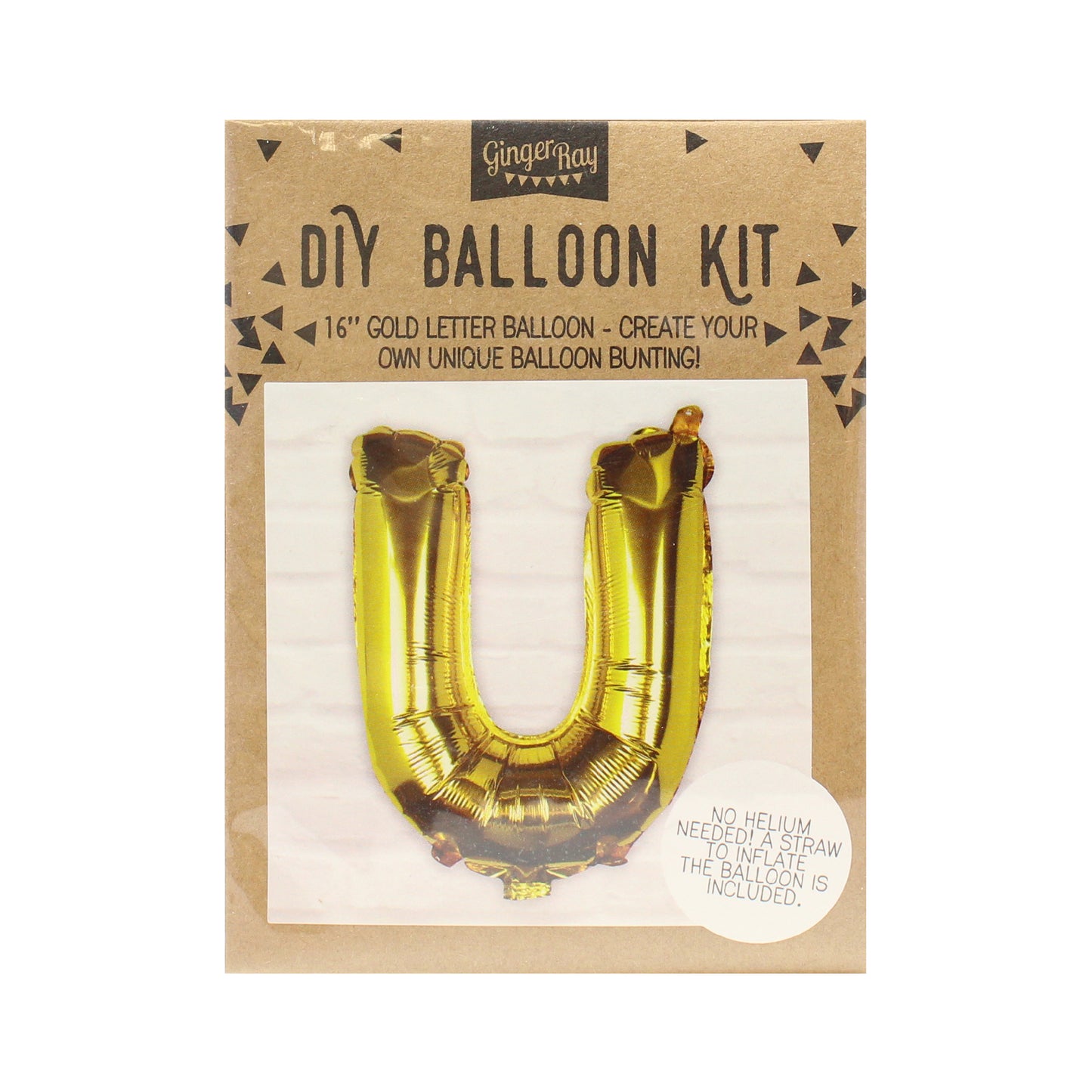 Gold Foil Letter Balloons