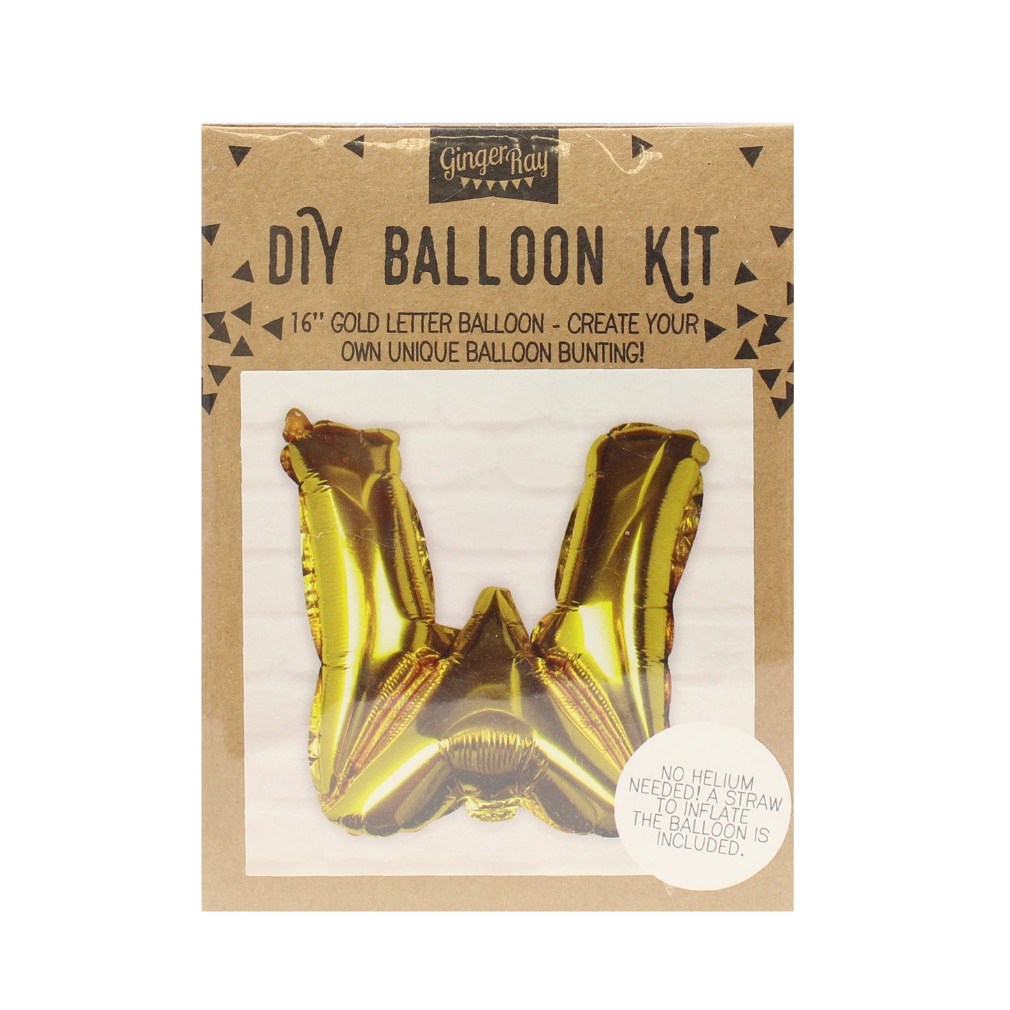 Gold Foil Letter Balloons