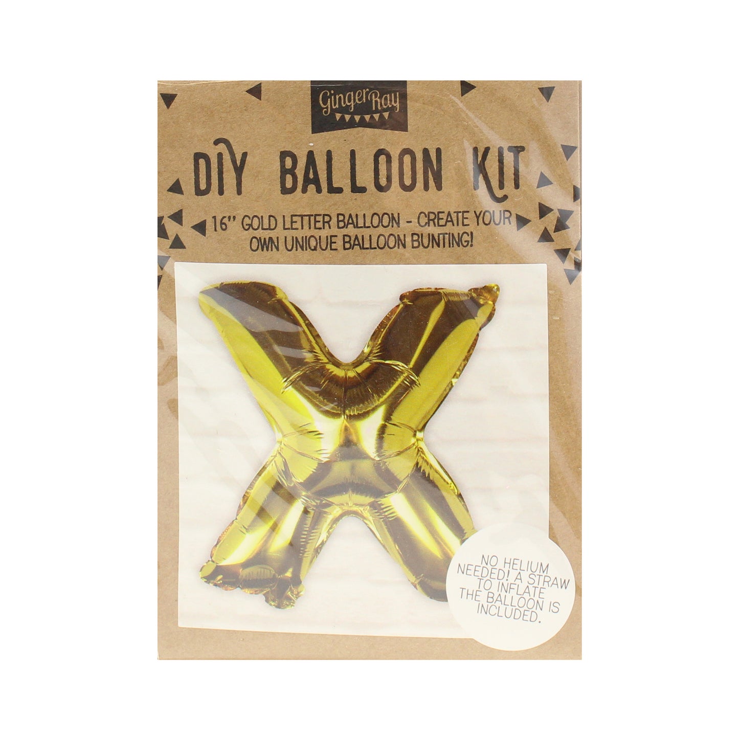 Gold Foil Letter Balloons