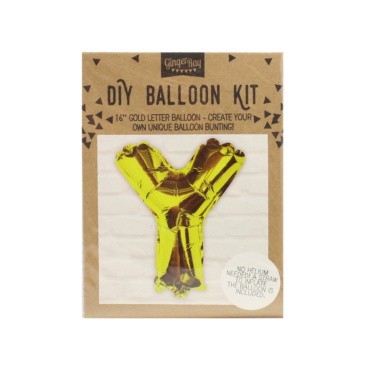 Gold Foil Letter Balloons