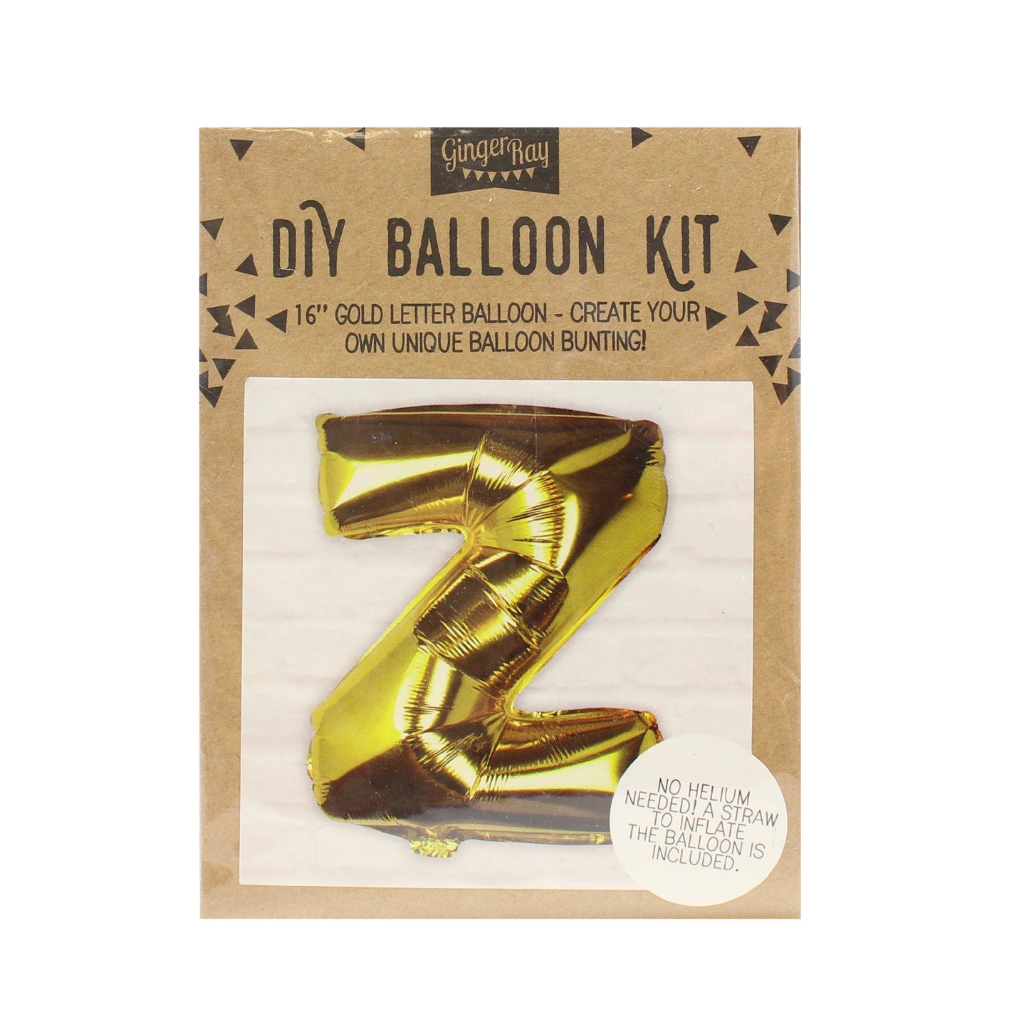 Gold Foil Letter Balloons