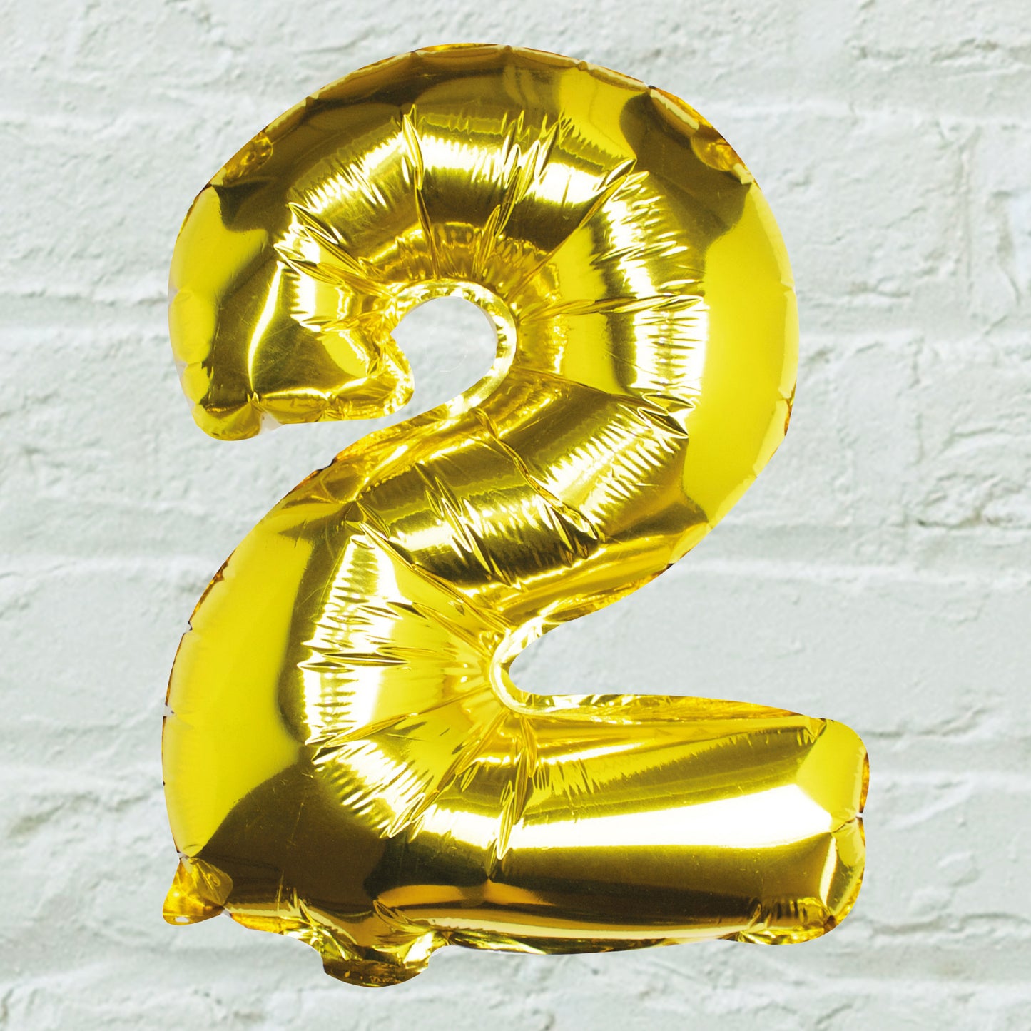 Gold Foil Number Balloon