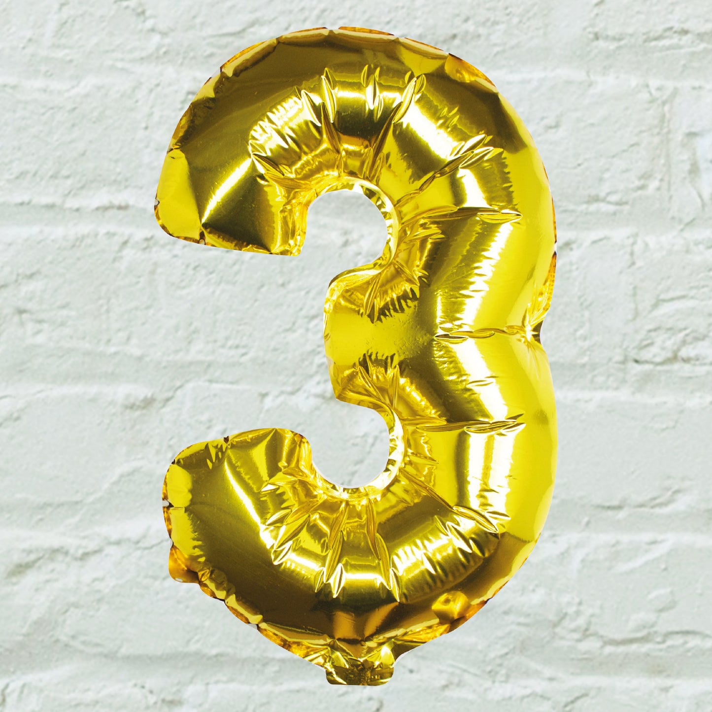 Gold Foil Number Balloon