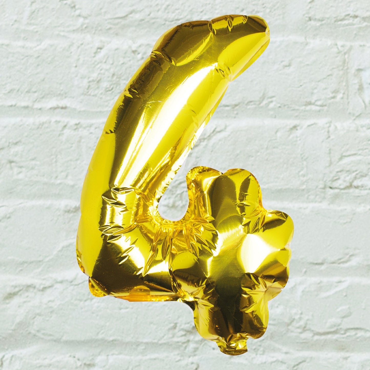 Gold Foil Number Balloon