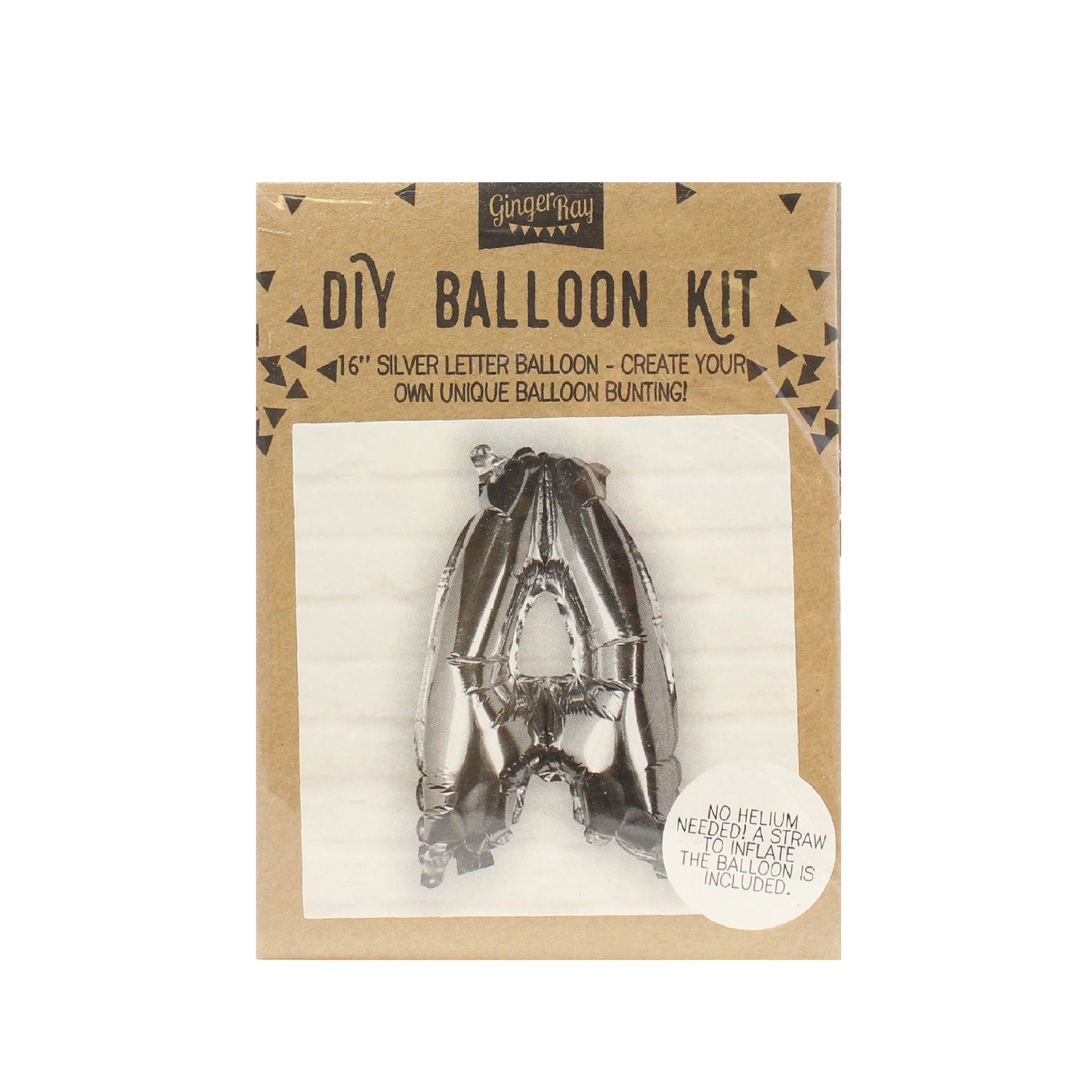 Silver Foil Letter Balloons