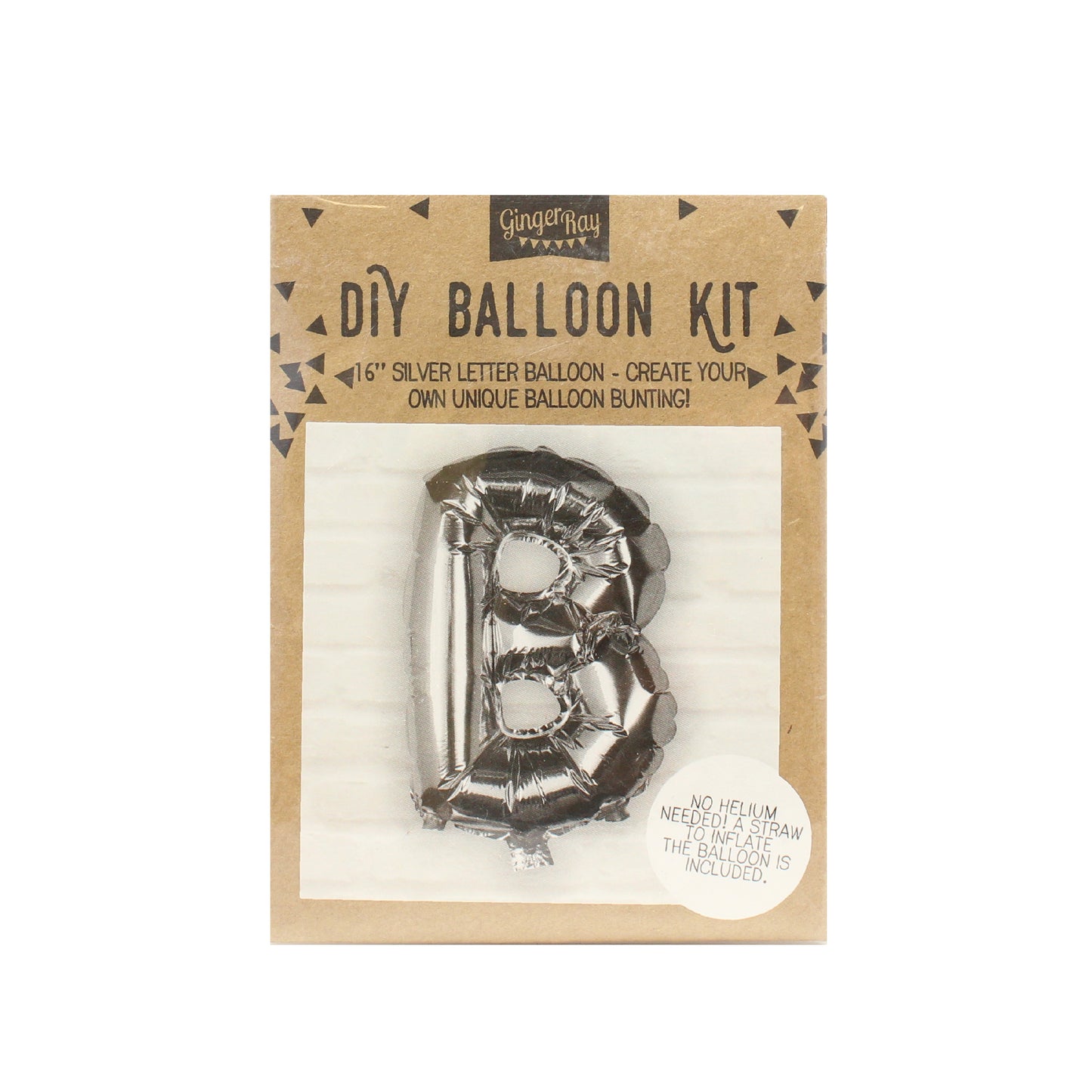 Silver Foil Letter Balloons