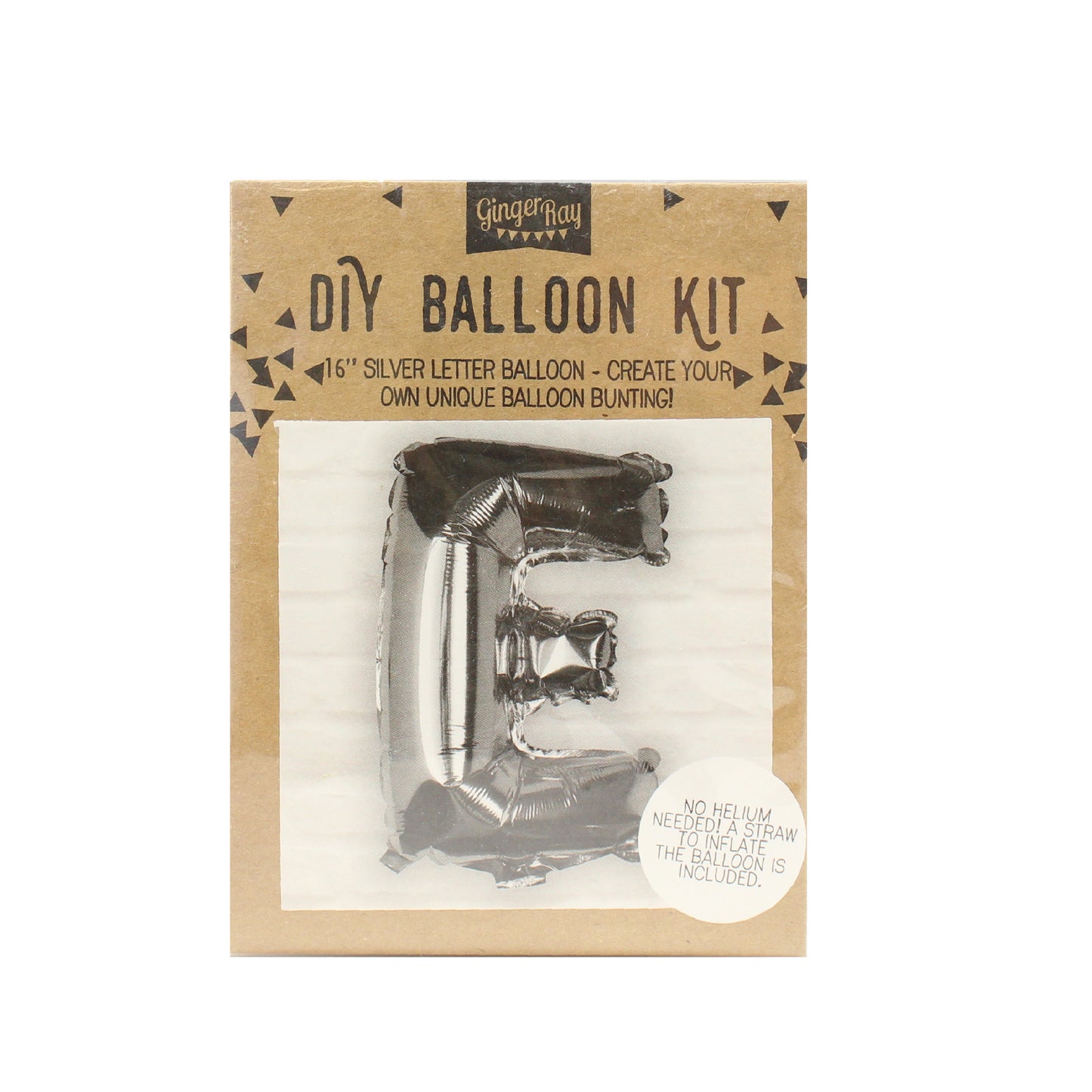 Silver Foil Letter Balloons