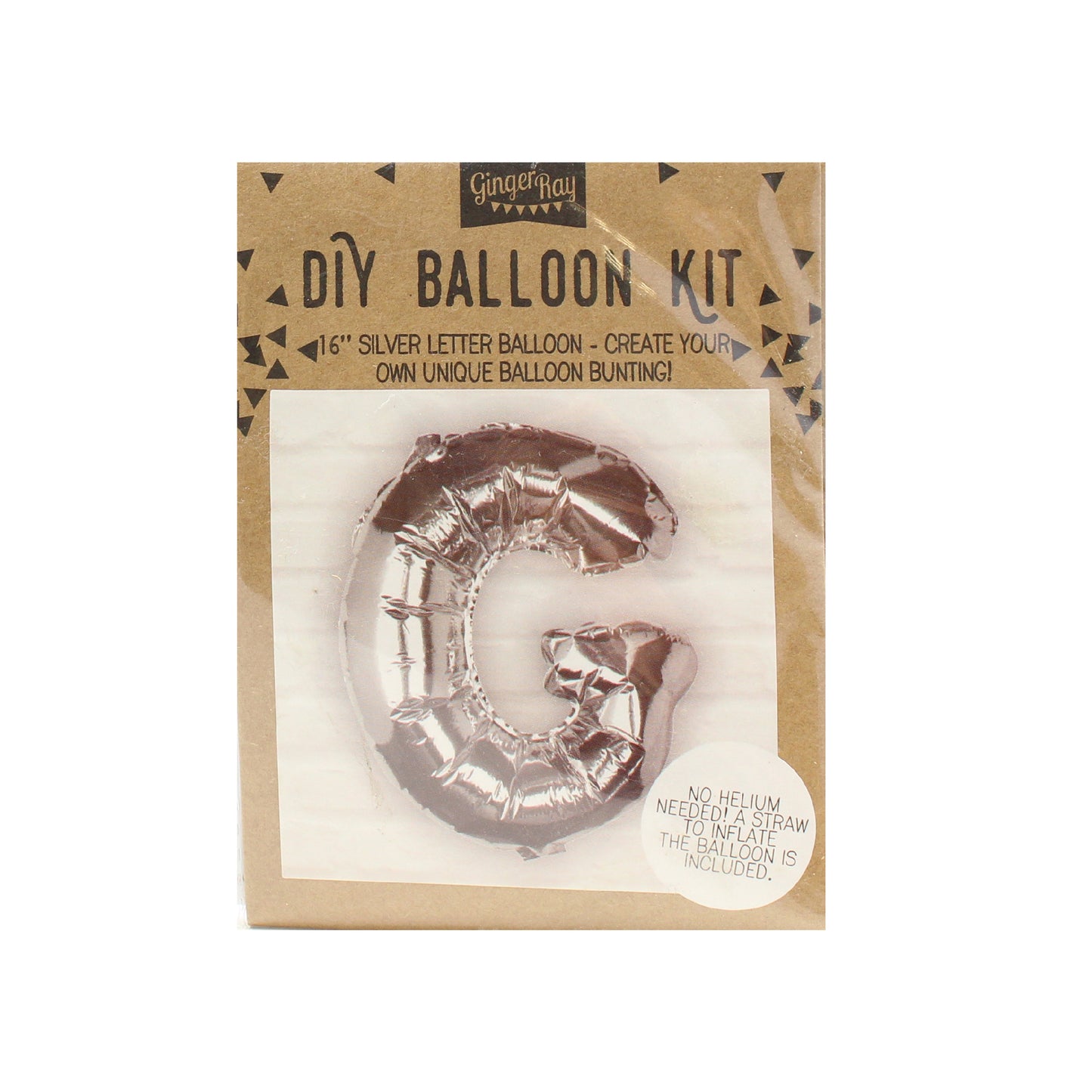 Silver Foil Letter Balloons