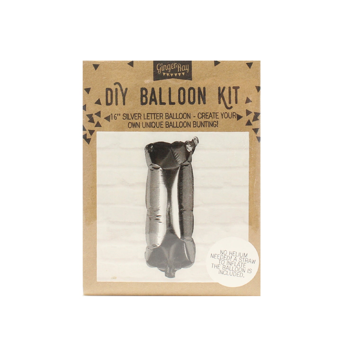 Silver Foil Letter Balloons