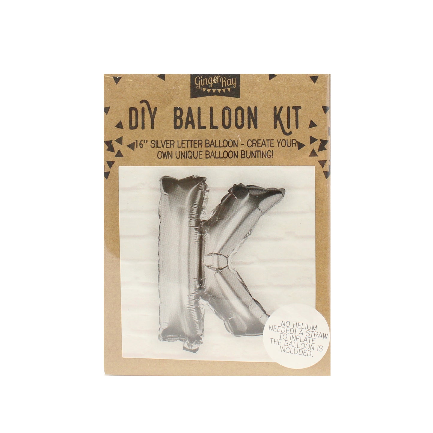 Silver Foil Letter Balloons