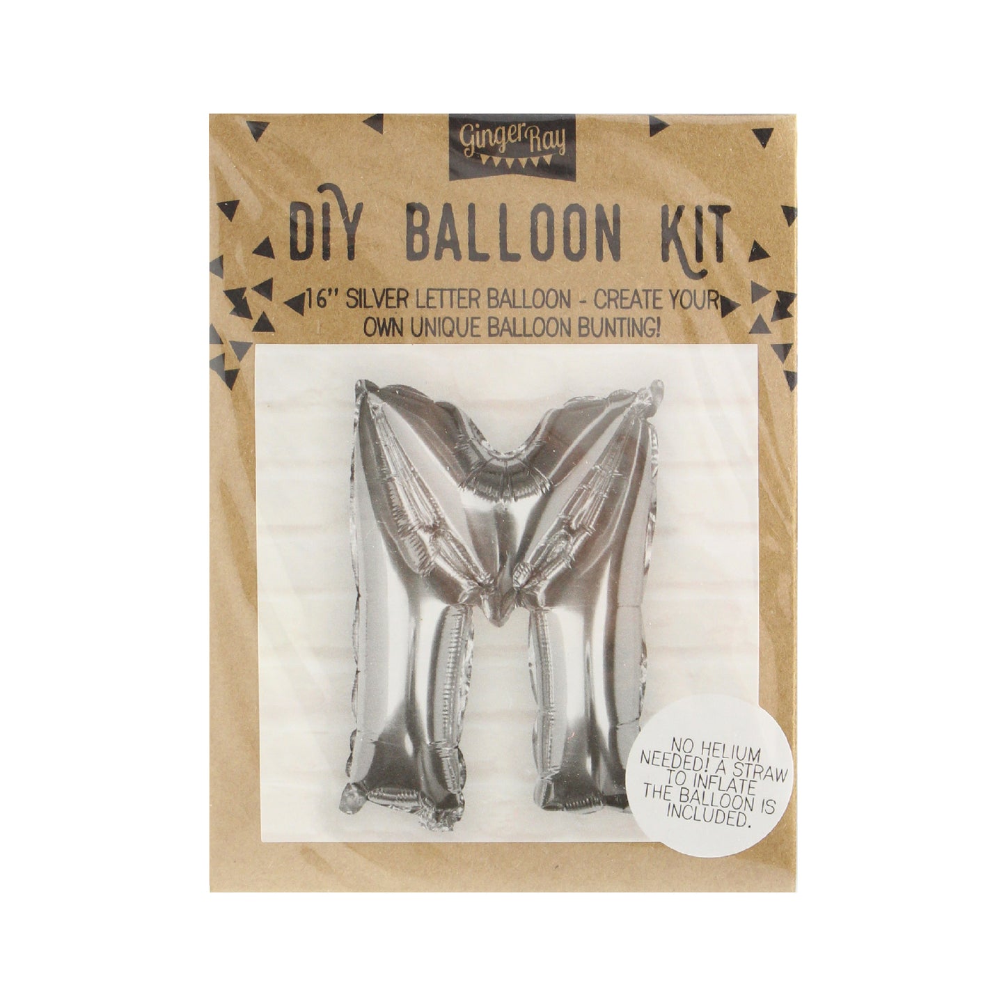 Silver Foil Letter Balloons