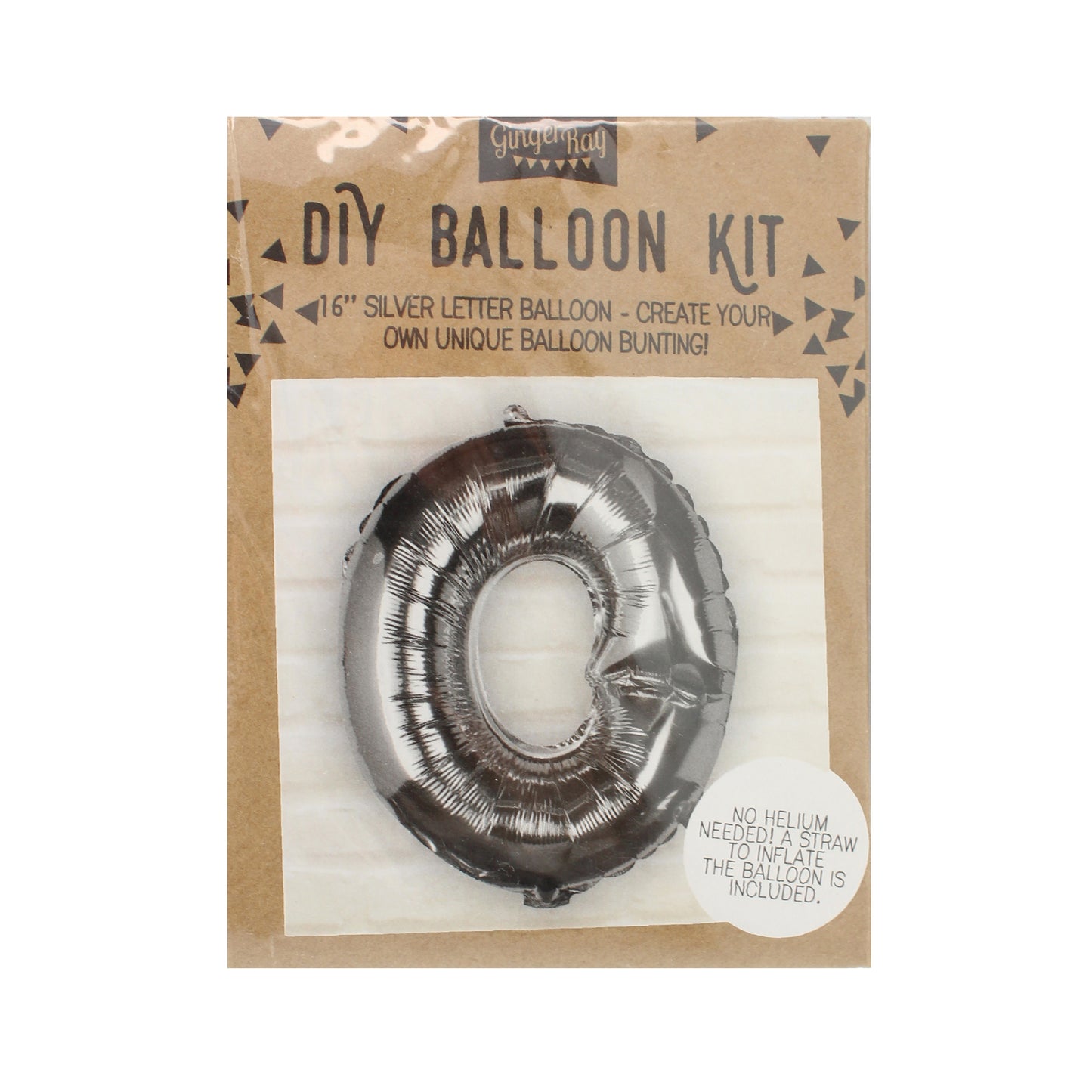 Silver Foil Letter Balloons