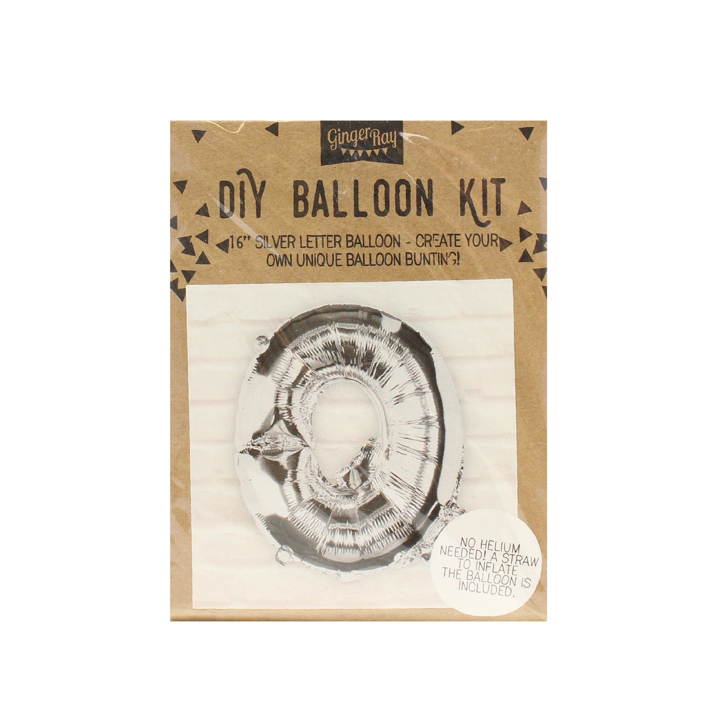 Silver Foil Letter Balloons