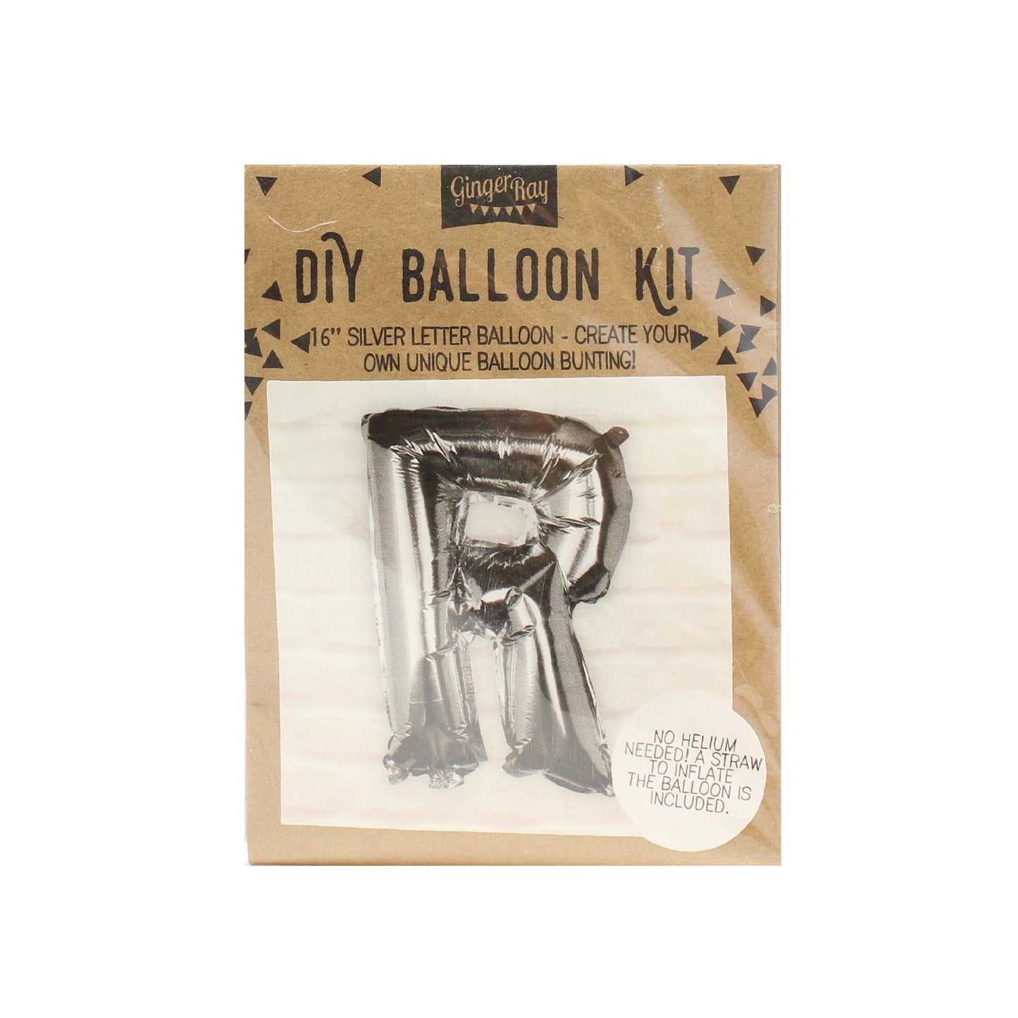 Silver Foil Letter Balloons