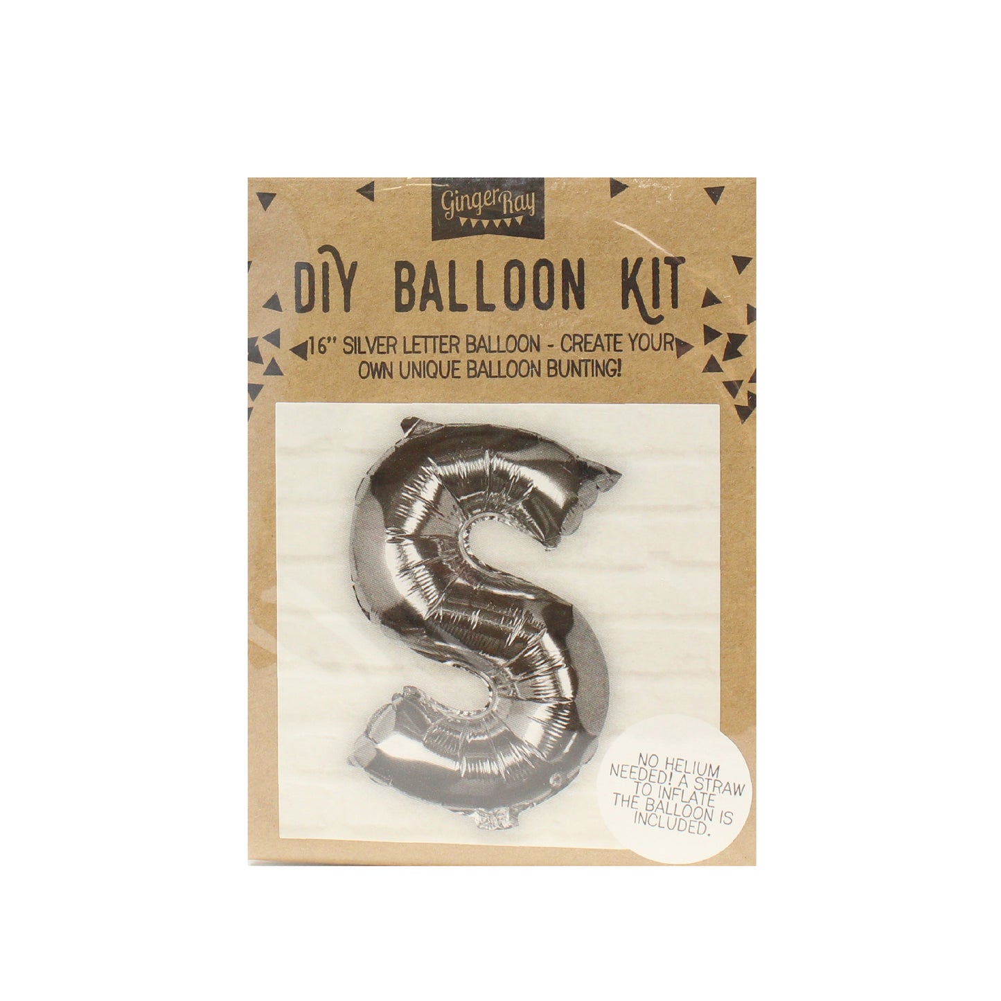 Silver Foil Letter Balloons