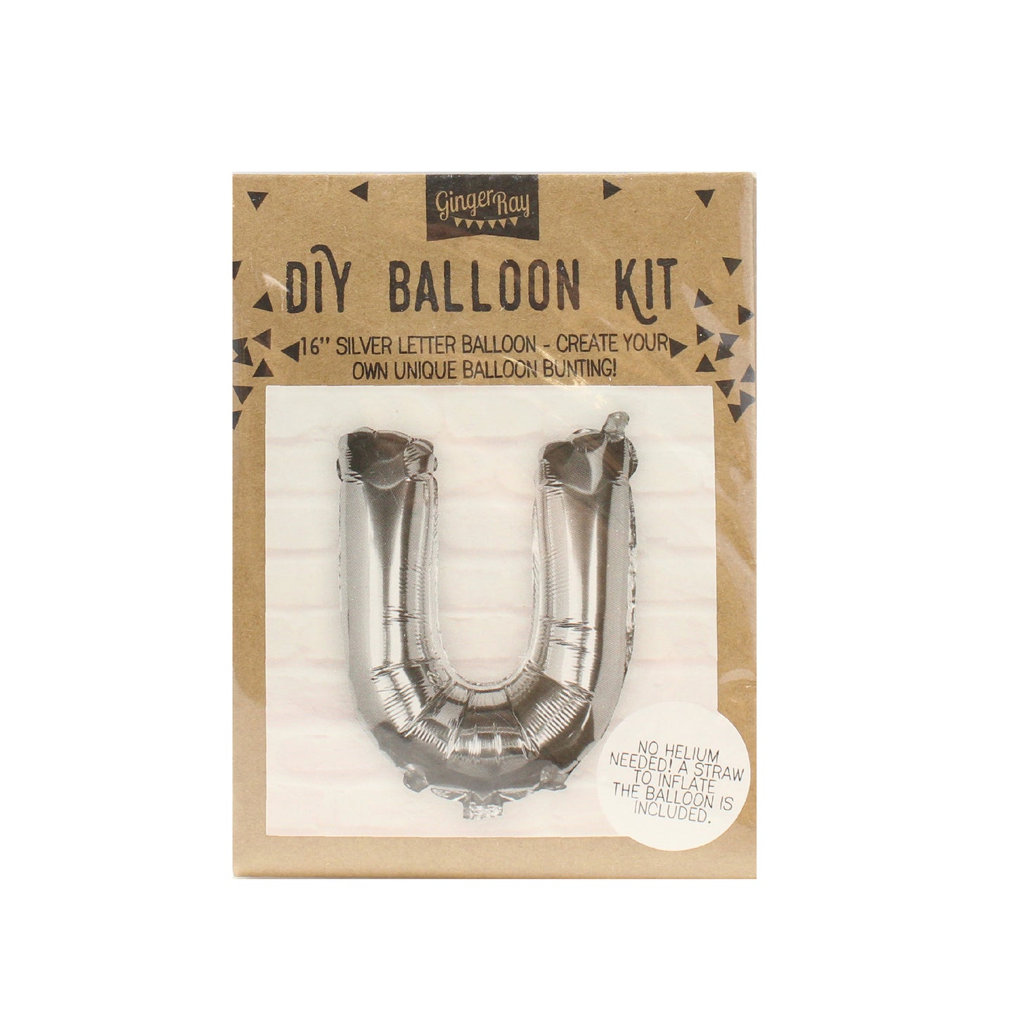 Silver Foil Letter Balloons