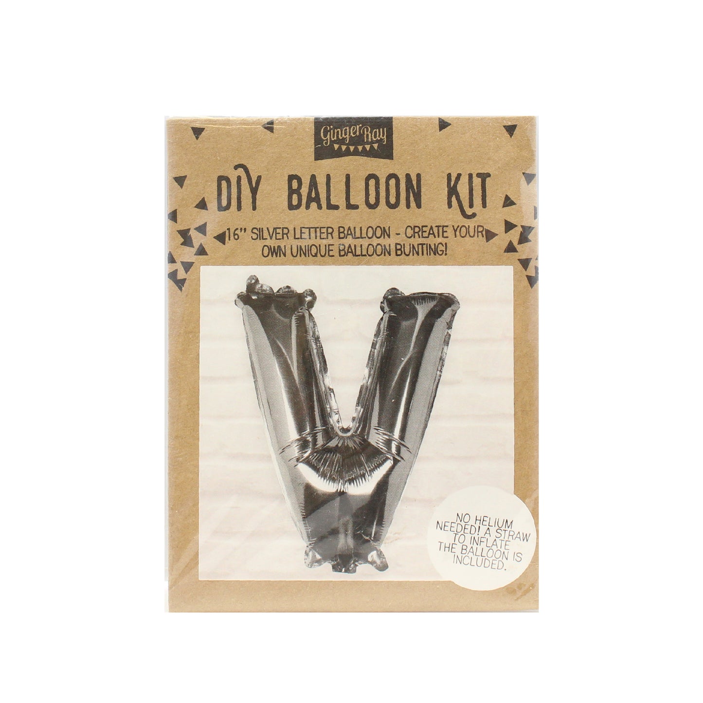 Silver Foil Letter Balloons