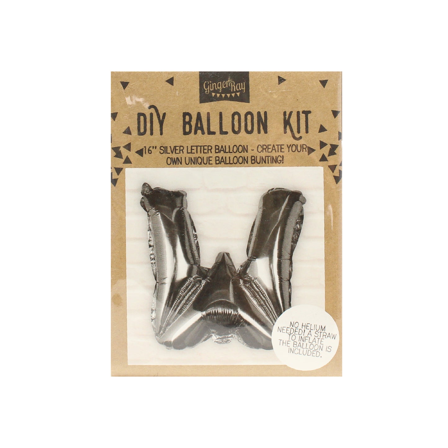 Silver Foil Letter Balloons