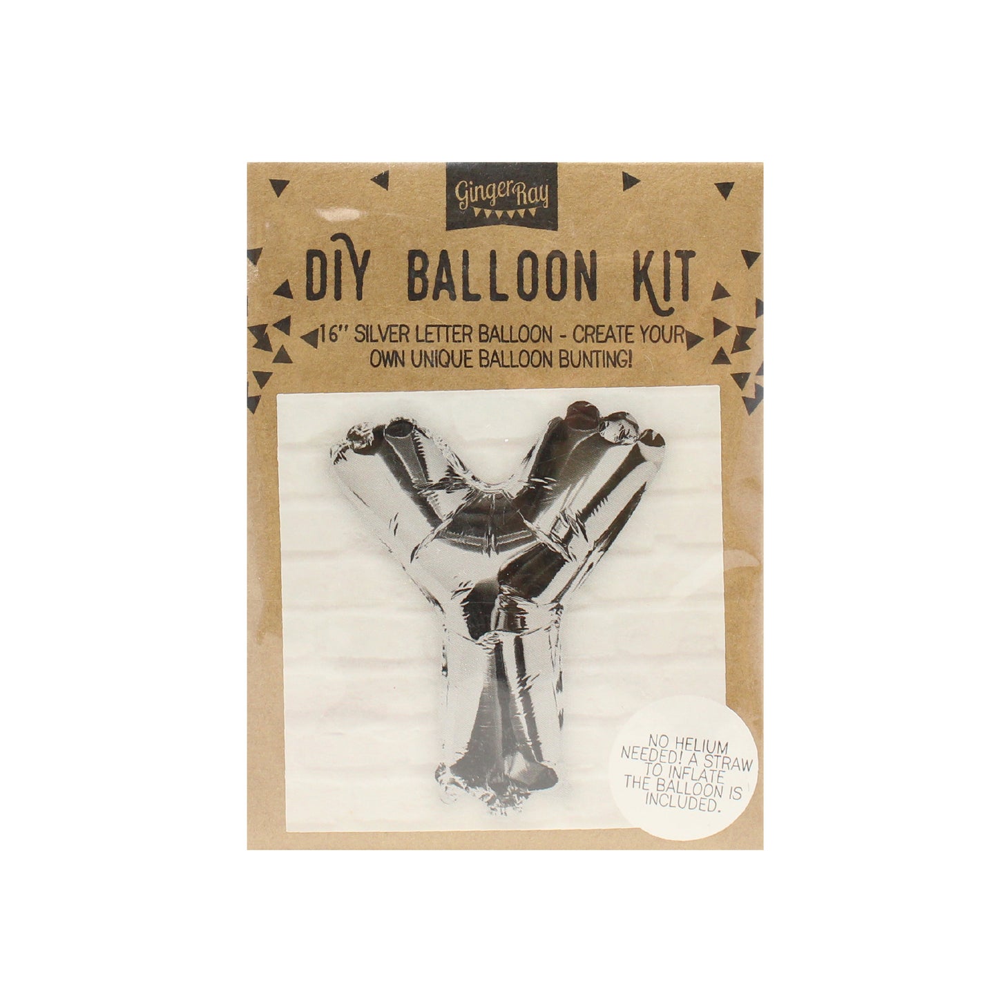 Silver Foil Letter Balloons