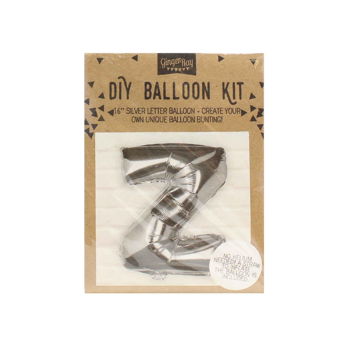 Silver Foil Letter Balloons